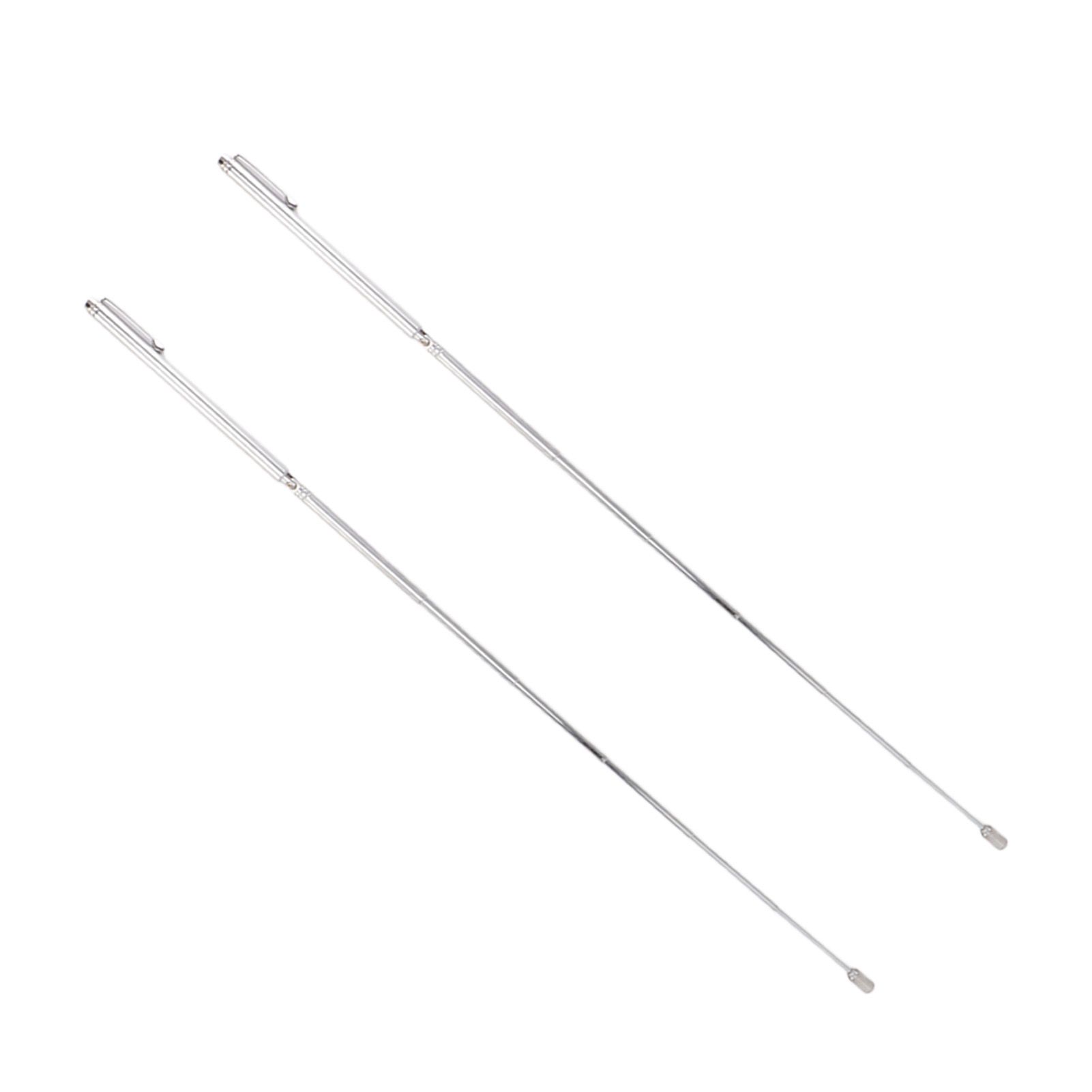 2PCS Telescopic Test Rod with Pen Clip Stainless Steel Detection Stick for Picking Metal Parts - Image 7