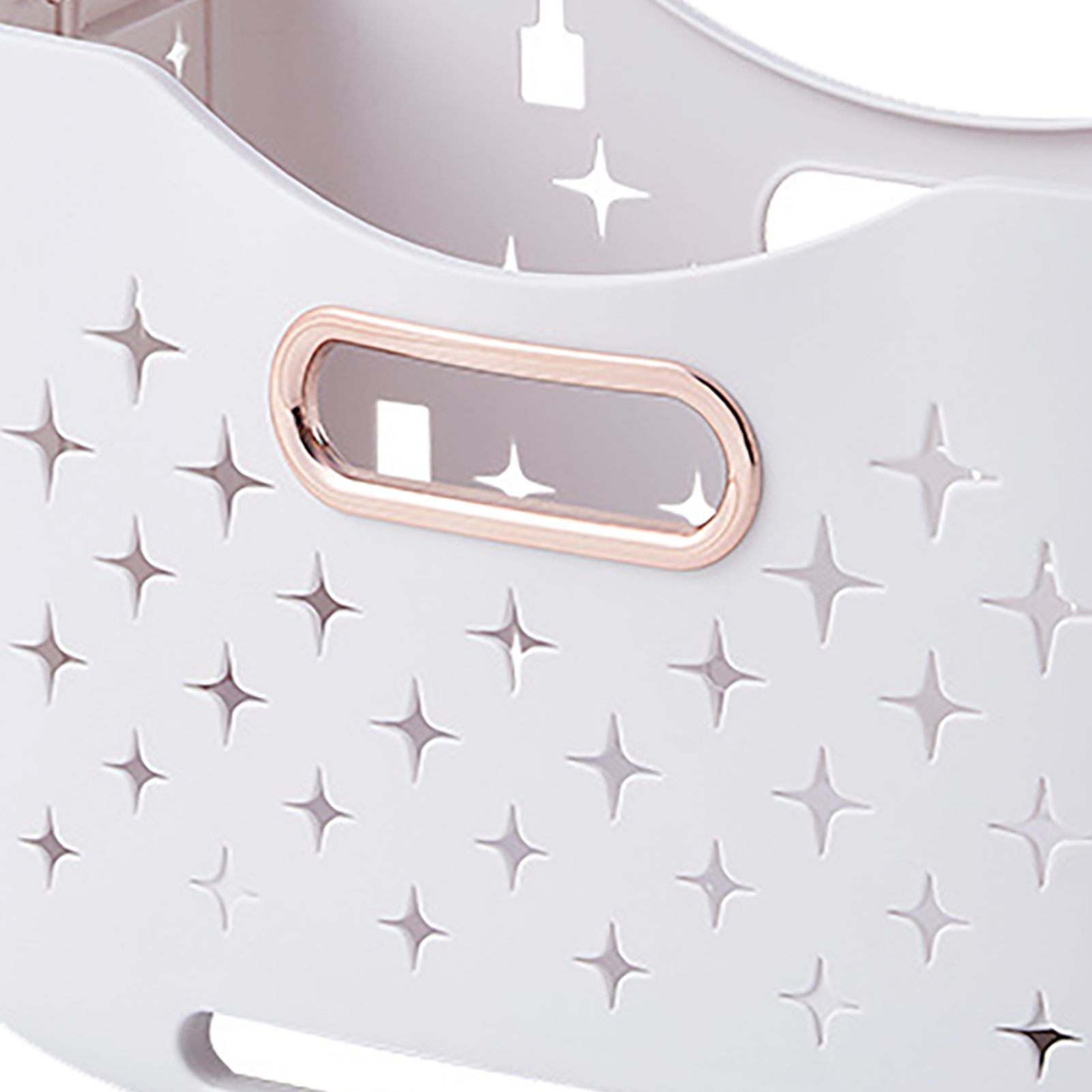 Collapsible Laundry Basket Portable Foldable Laundry Hamper Clothes Storage Organizer Basket for Home Hotel Rose Gold Single Basket - Image 8