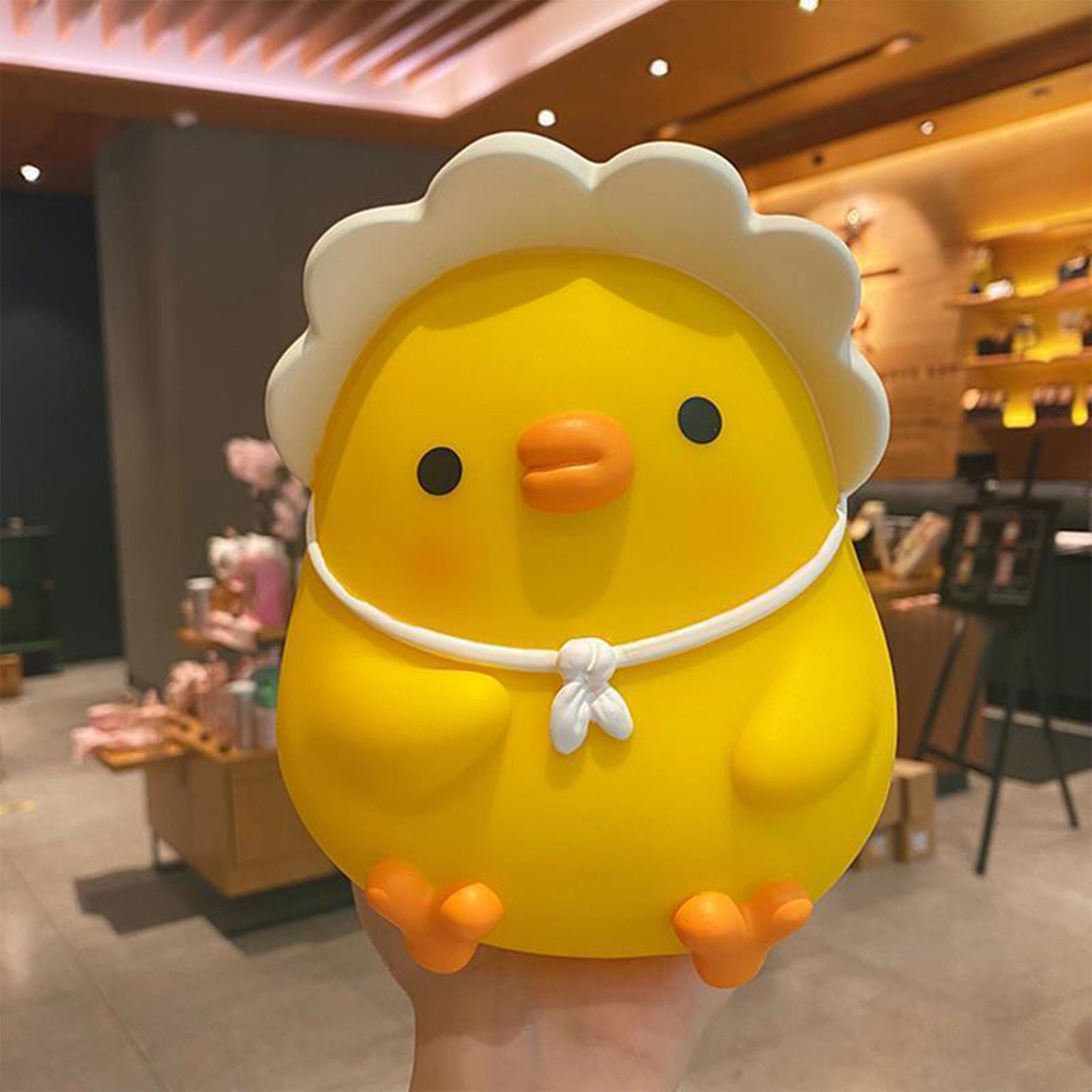 Kids Piggy Bank Cute Cartoon Money Coin Bank Anti Fall Vinyl Resin Money Bank for Boys Girls Yellow Duck - Image 5