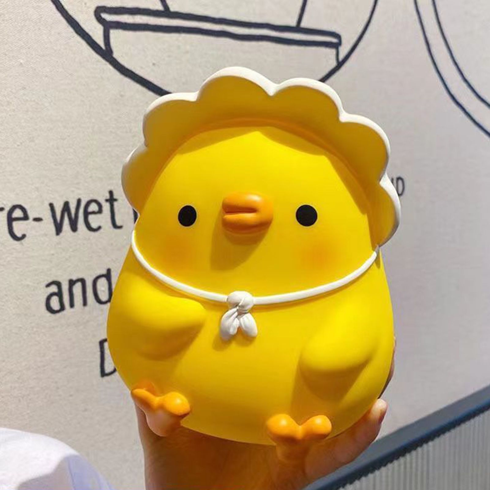 Kids Piggy Bank Cute Cartoon Money Coin Bank Anti Fall Vinyl Resin Money Bank for Boys Girls Yellow Duck - Image 6