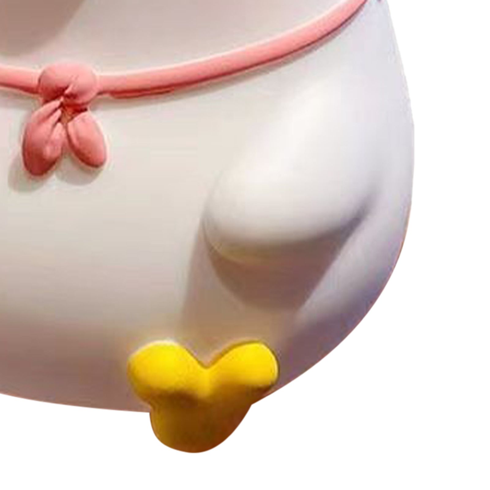 Kids Piggy Bank Cute Cartoon Money Coin Bank Anti Fall Vinyl Resin Money Bank for Boys Girls Pink Duck - Image 7