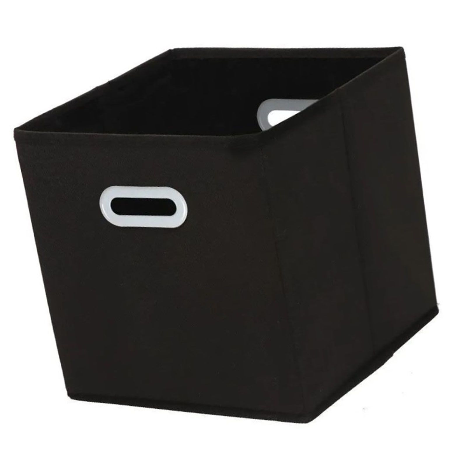 Fabric Cube Organizer Black Dual Handles Foldable Storage Bins Baskets for Home Bedroom Toy Clothing Organize - Image 2