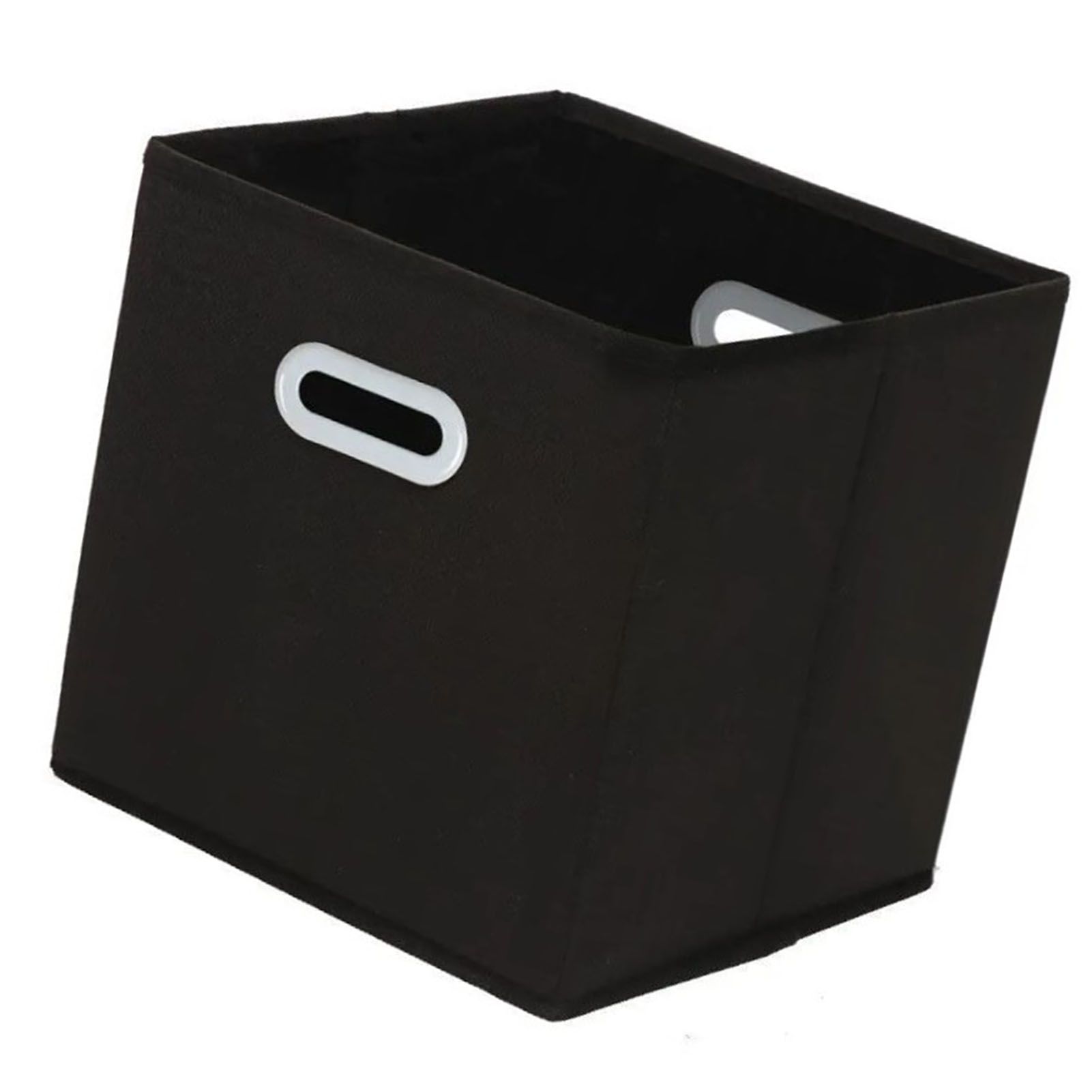 Fabric Cube Organizer Black Dual Handles Foldable Storage Bins Baskets for Home Bedroom Toy Clothing Organize - Image 3