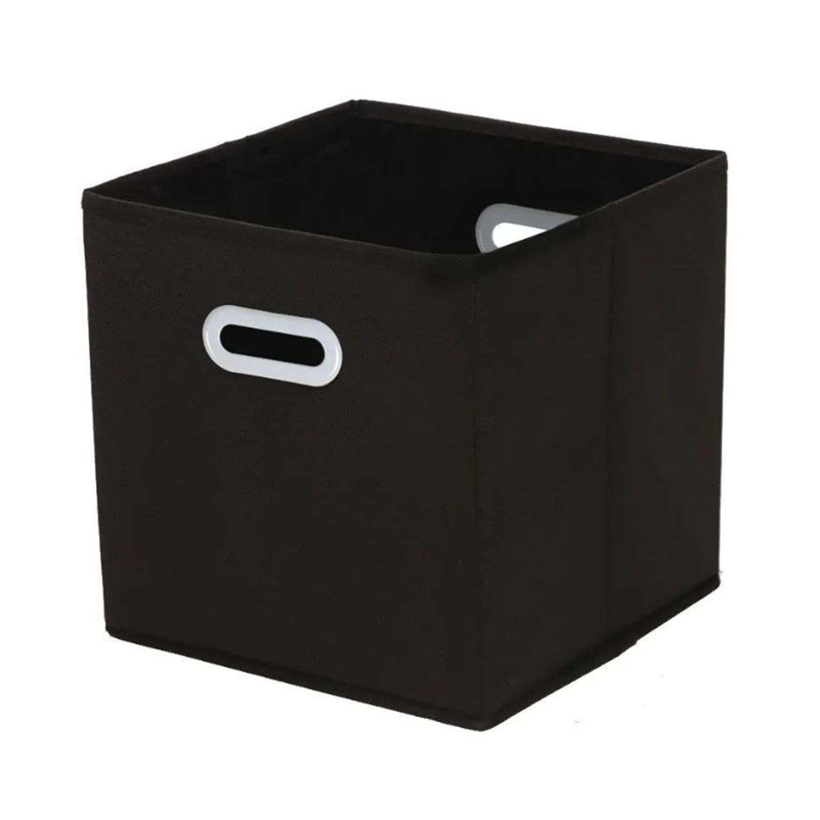 Fabric Cube Organizer Black Dual Handles Foldable Storage Bins Baskets for Home Bedroom Toy Clothing Organize - Image 4