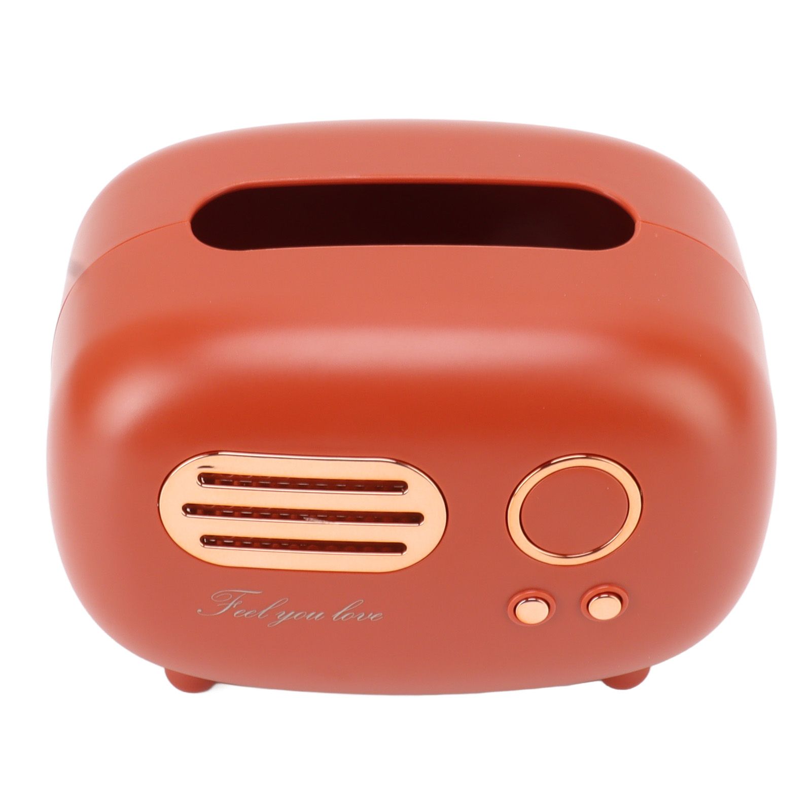 Retro Radio Shape Tissue Cover Box Vintage Radio Tissue Box for Bathroom Living Room Bedroom Nightstand Desk Table Red - Image 6