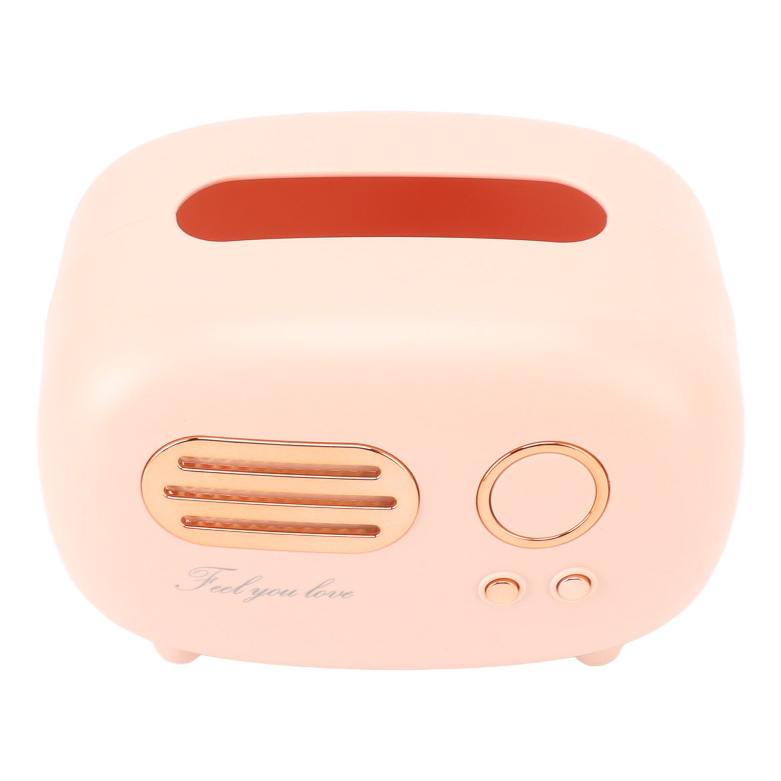 Retro Radio Shape Tissue Cover Box Vintage Radio Tissue Box for Bathroom Living Room Bedroom Nightstand Desk Table Pink - Image 6