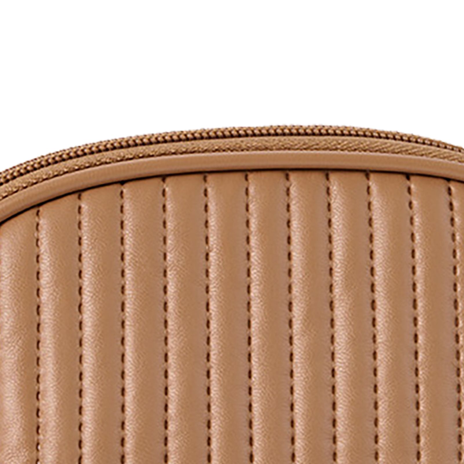 PU Leather Makeup Bag Portable Large Capacity Storage Travel Makeup Bag for Lipstick Cosmetic Brown - Image 8