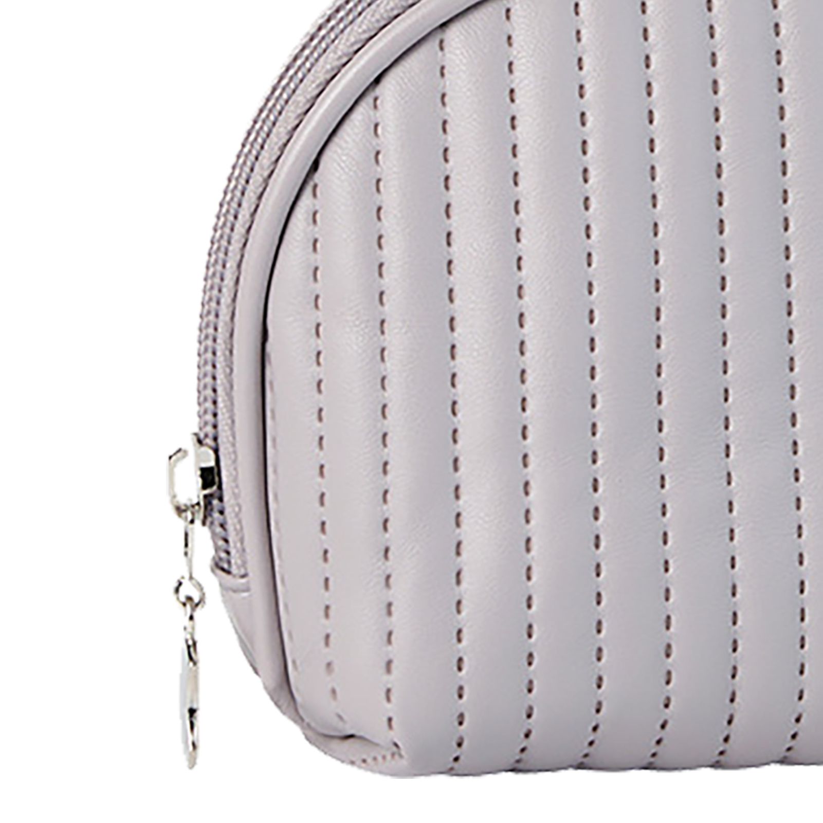 PU Leather Makeup Bag Portable Large Capacity Storage Travel Makeup Bag for Lipstick Cosmetic Purple - Image 7