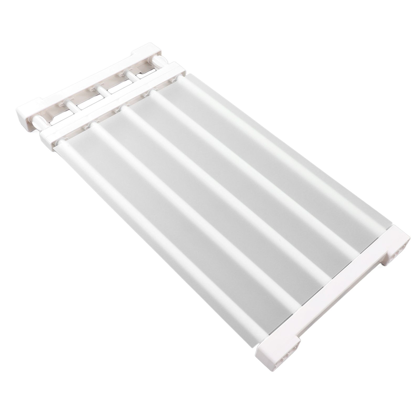 Closet Tension Shelf Expandable Nail Free Cabinet Divider Storage Rack for Wardrobe Cupboard 50‑80cm / 19.7‑31.5in Length - Image 3