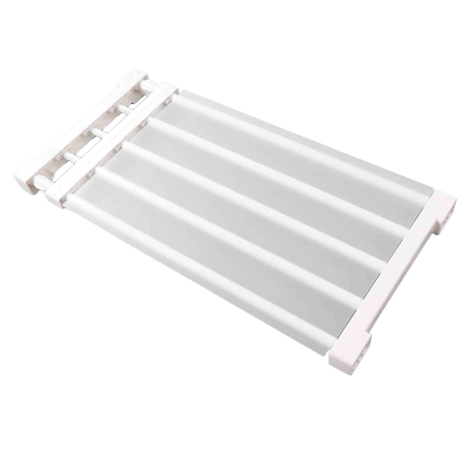Closet Tension Shelf Expandable Nail Free Cabinet Divider Storage Rack for Wardrobe Cupboard 50‑80cm / 19.7‑31.5in Length - Image 8