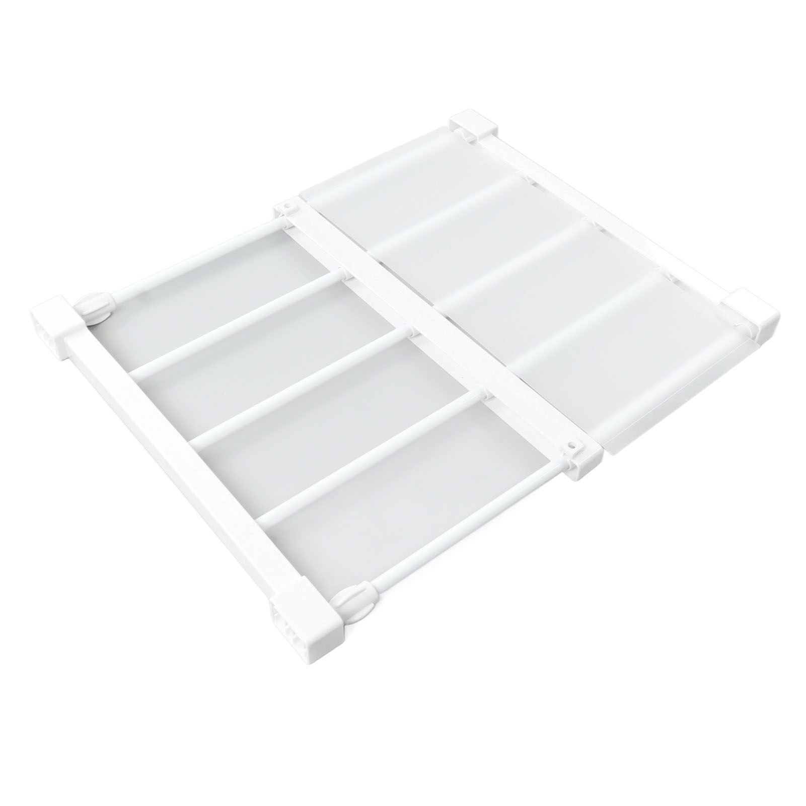 Tension Rod Shelf 14.2 Inch Width Nail Free Expandable Storage Rack for Cabinet Wardrobe 30 to 40cm /11.8 to 15.7in - Image 2