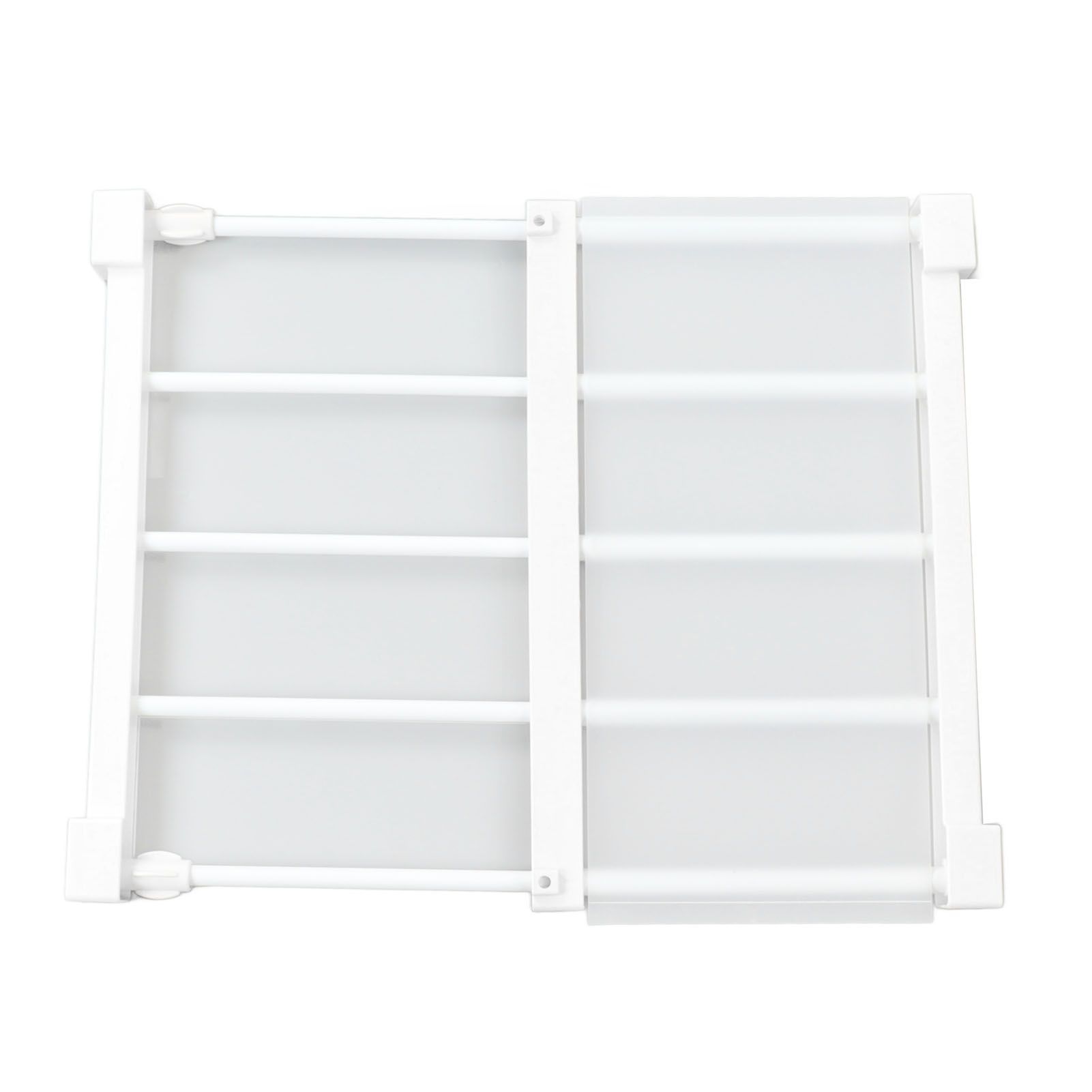 Tension Rod Shelf 14.2 Inch Width Nail Free Expandable Storage Rack for Cabinet Wardrobe 30 to 40cm /11.8 to 15.7in - Image 3