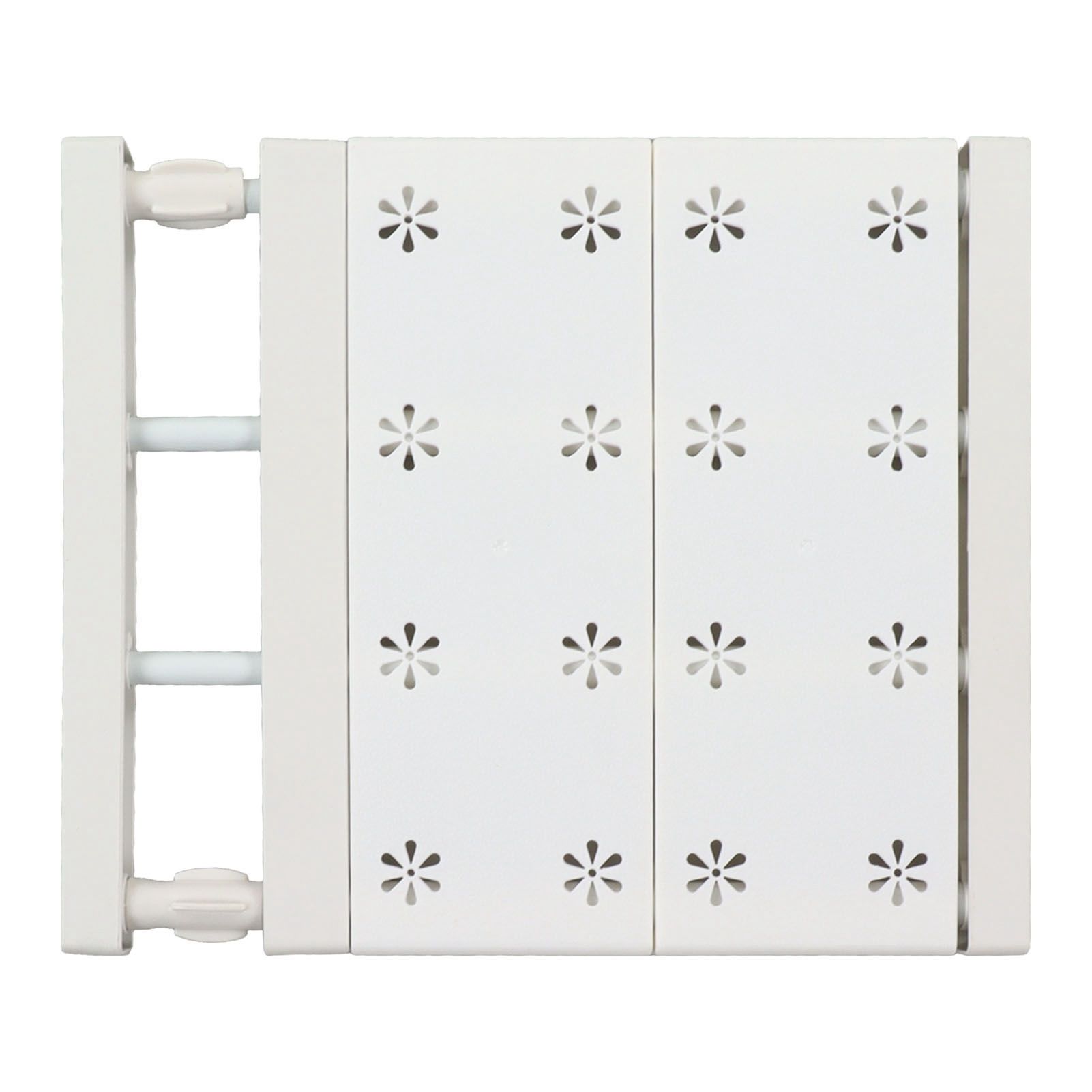 Wardrobe Partition Board Storage Extendable Rod Space Saving Layered Partition Board for Cabinet 11.8‑15.7in - Image 3