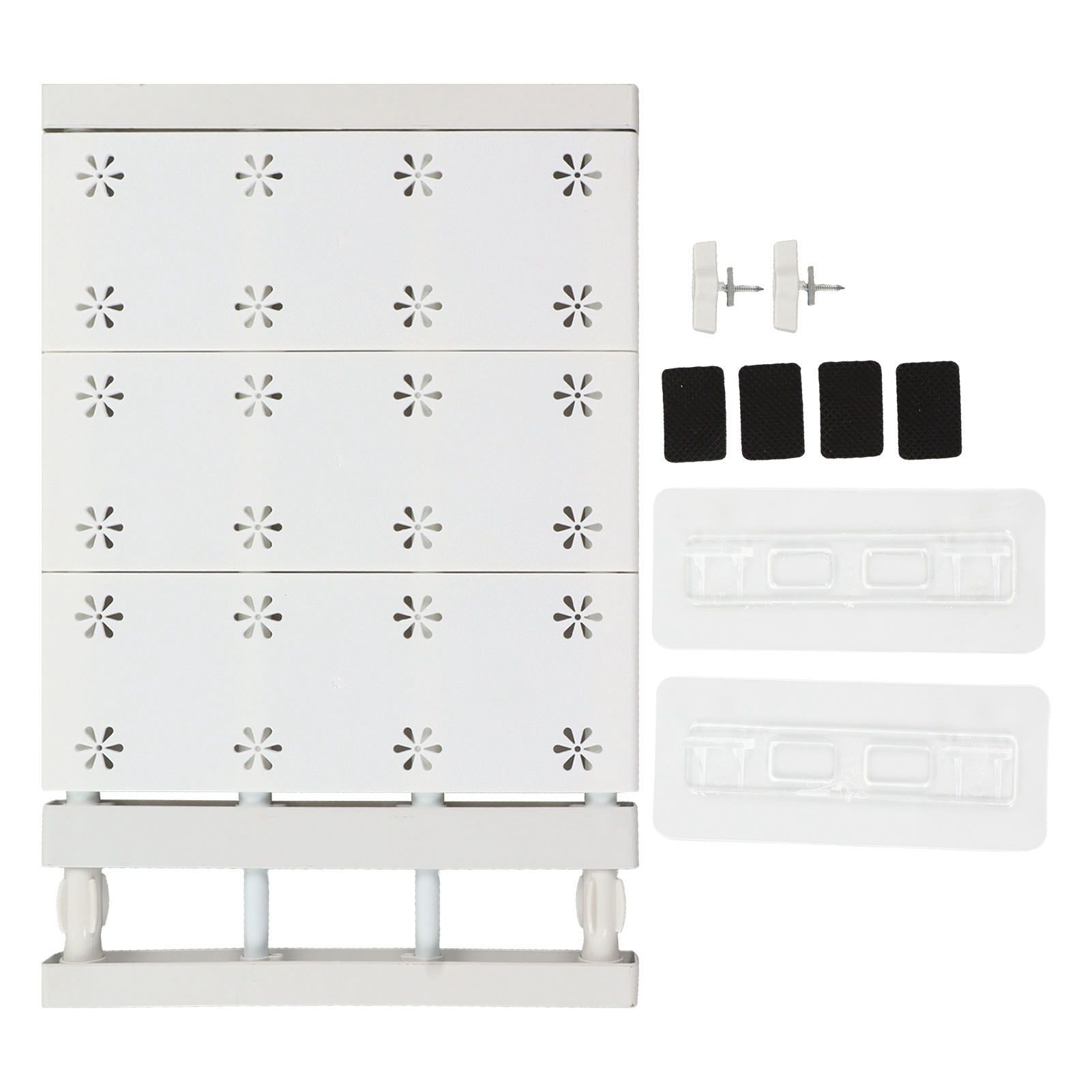 Wardrobe Partition Board Storage Extendable Rod Space Saving Layered Partition Board for Cabinet 15-23.6in - Image 1