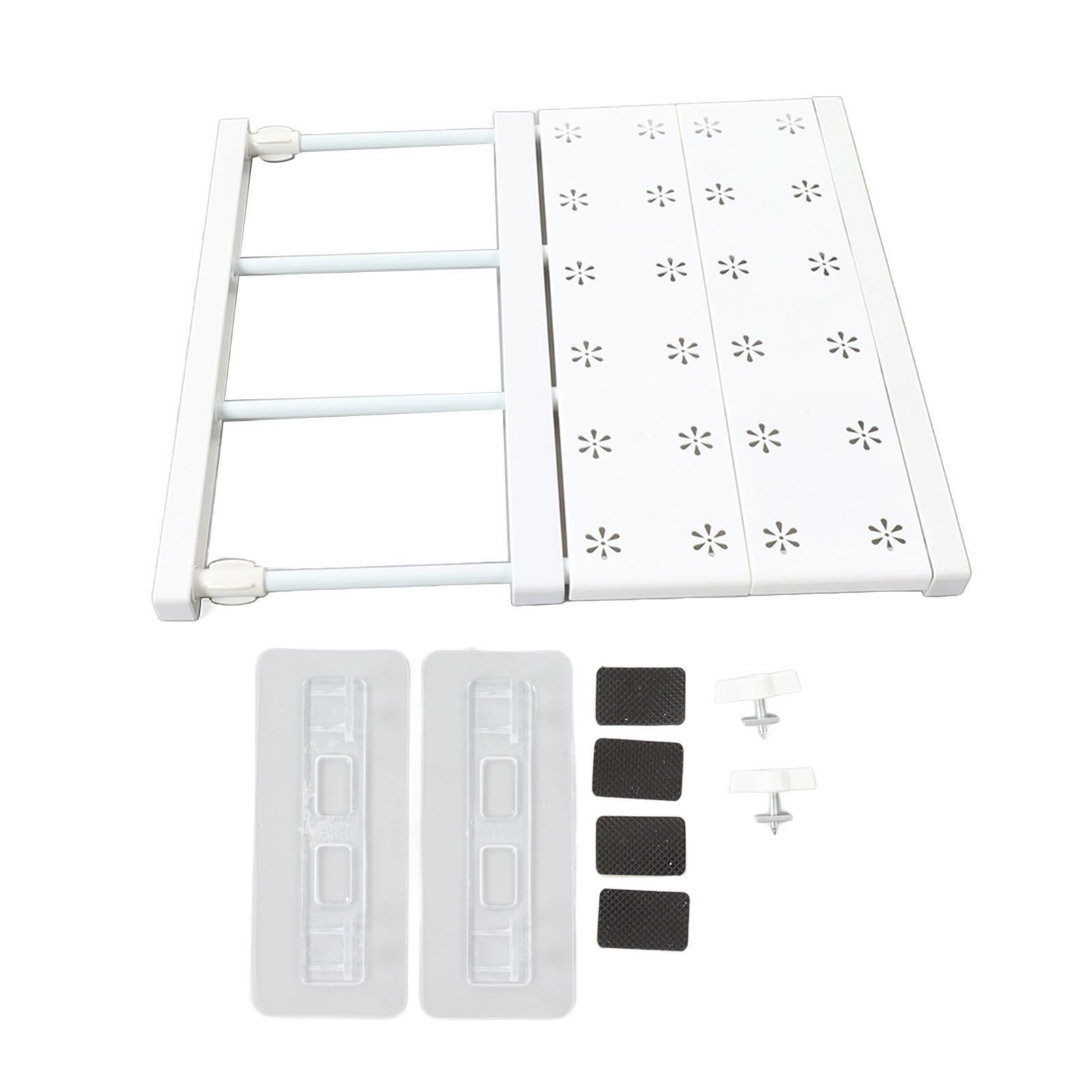 Tension Shelf Adjustable Space Saving Expandable Closet Organizer Dividers for Shoe Cabinet Closet Length 30‑40cm/11.8‑15.7in - Image 2