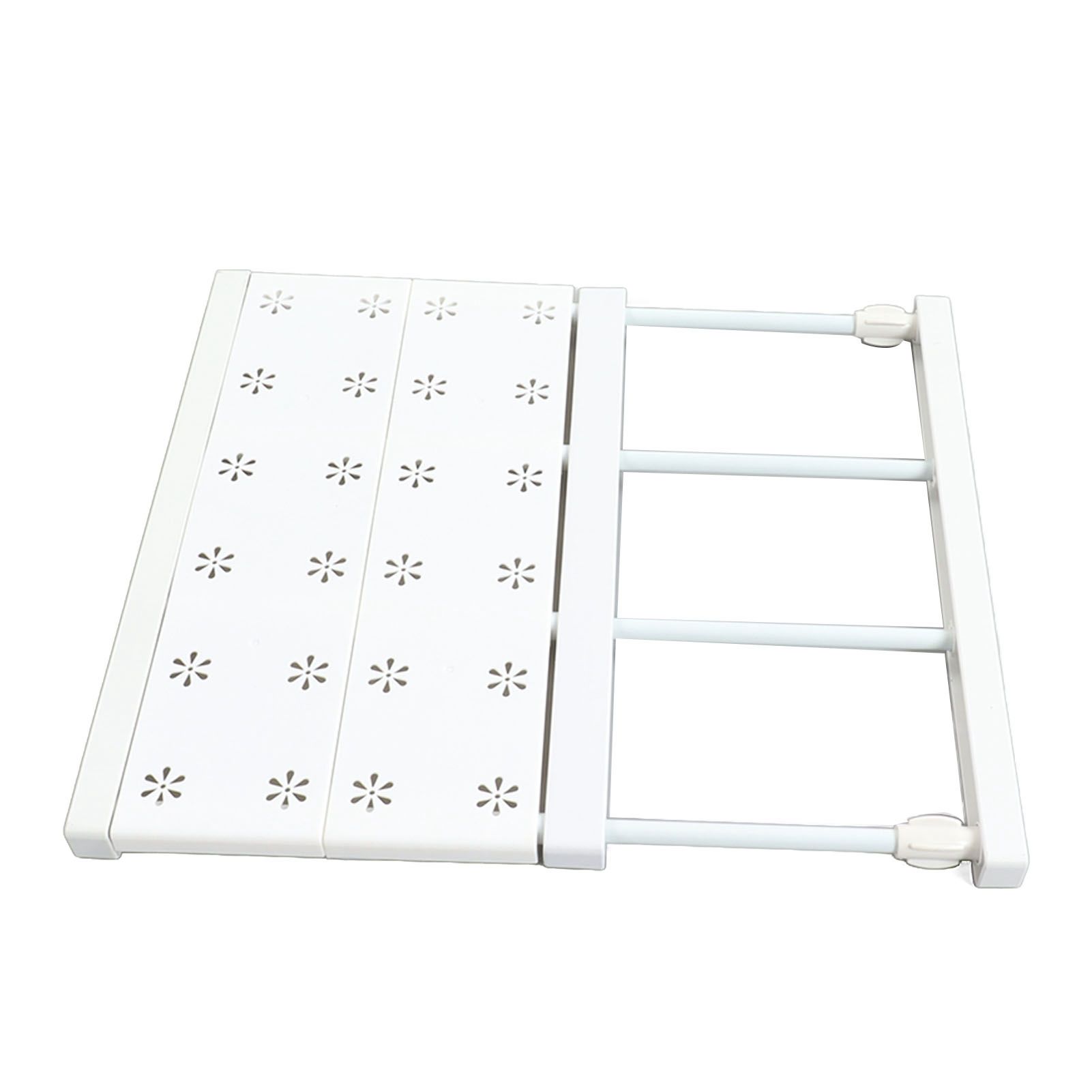 Tension Shelf Adjustable Space Saving Expandable Closet Organizer Dividers for Shoe Cabinet Closet Length 30‑40cm/11.8‑15.7in - Image 4