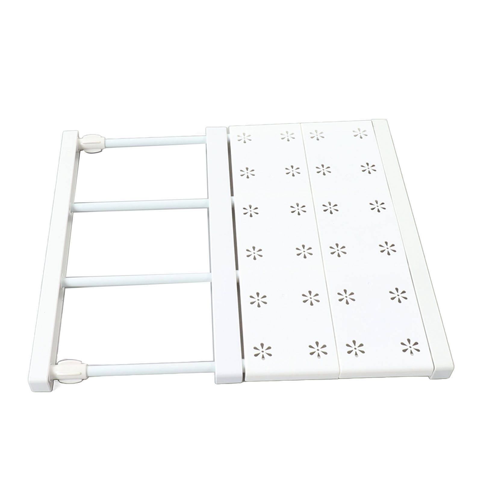 Tension Shelf Adjustable Space Saving Expandable Closet Organizer Dividers for Shoe Cabinet Closet Length 30‑40cm/11.8‑15.7in - Image 5