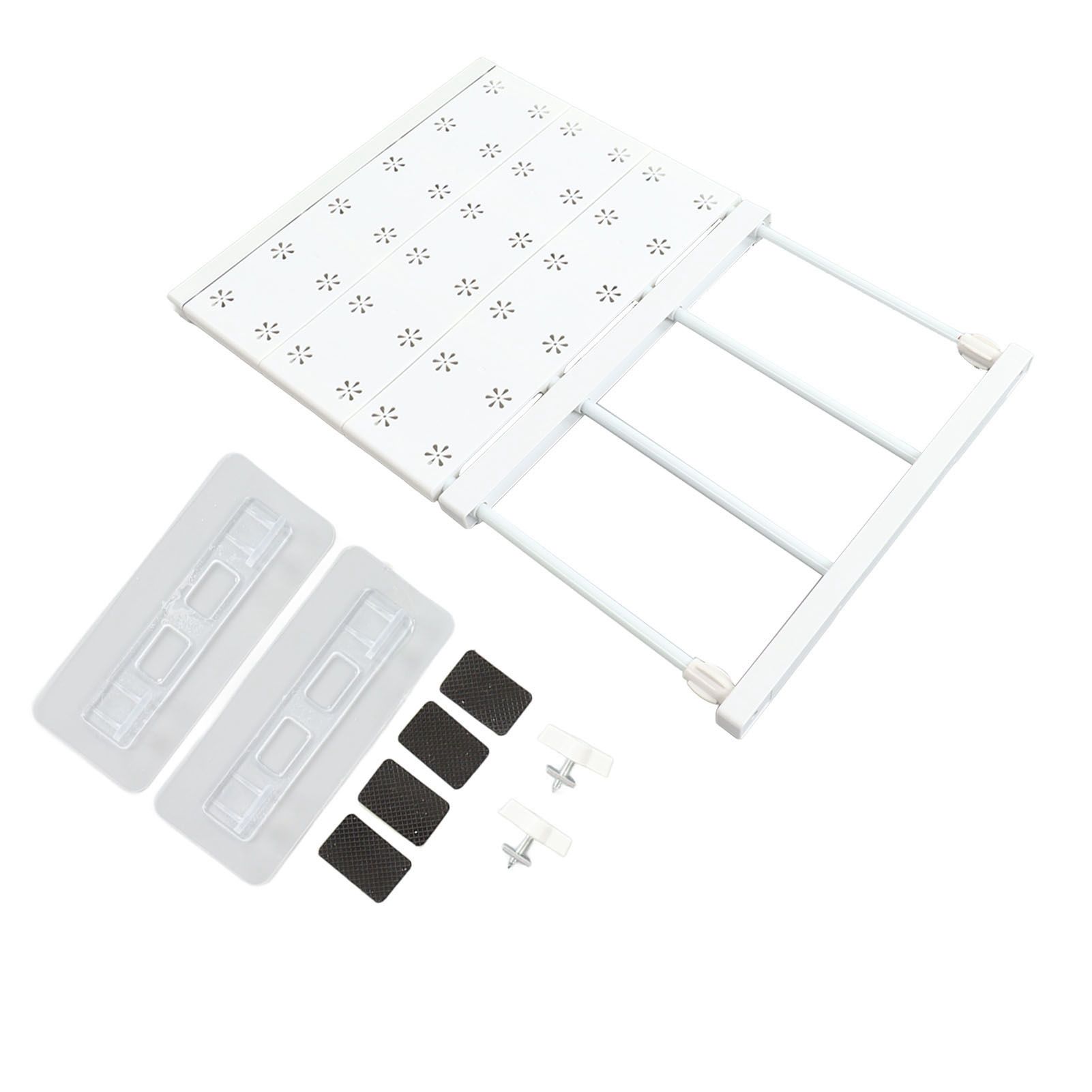 Tension Shelf Adjustable Space Saving Expandable Closet Organizer Dividers for Shoe Cabinet Closet Length 38‑60cm/15.0‑23.6in - Image 2
