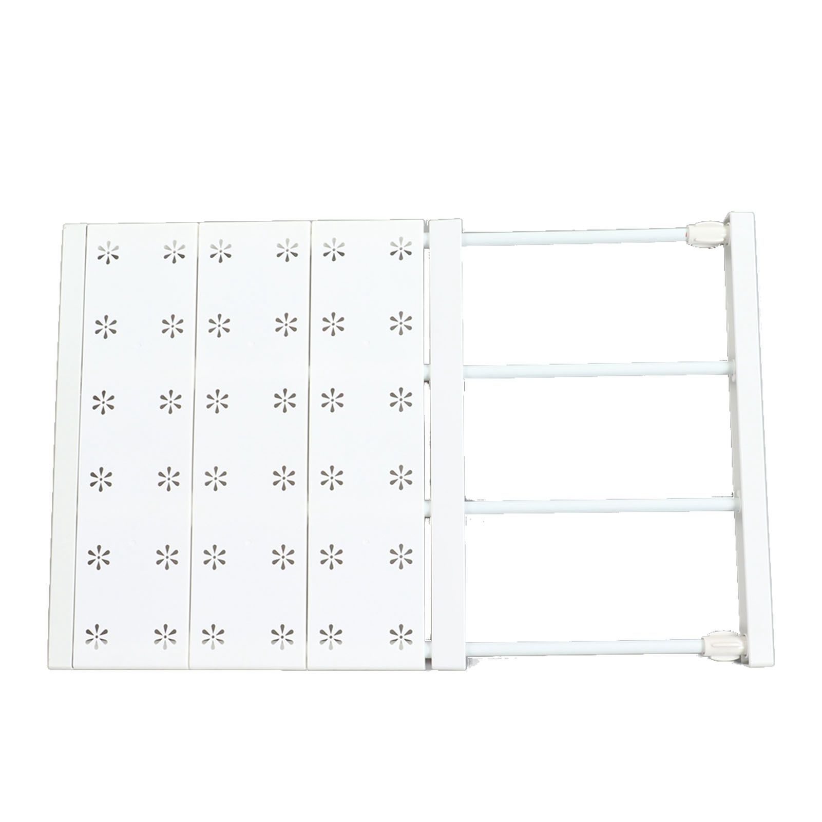 Tension Shelf Adjustable Space Saving Expandable Closet Organizer Dividers for Shoe Cabinet Closet Length 38‑60cm/15.0‑23.6in - Image 3