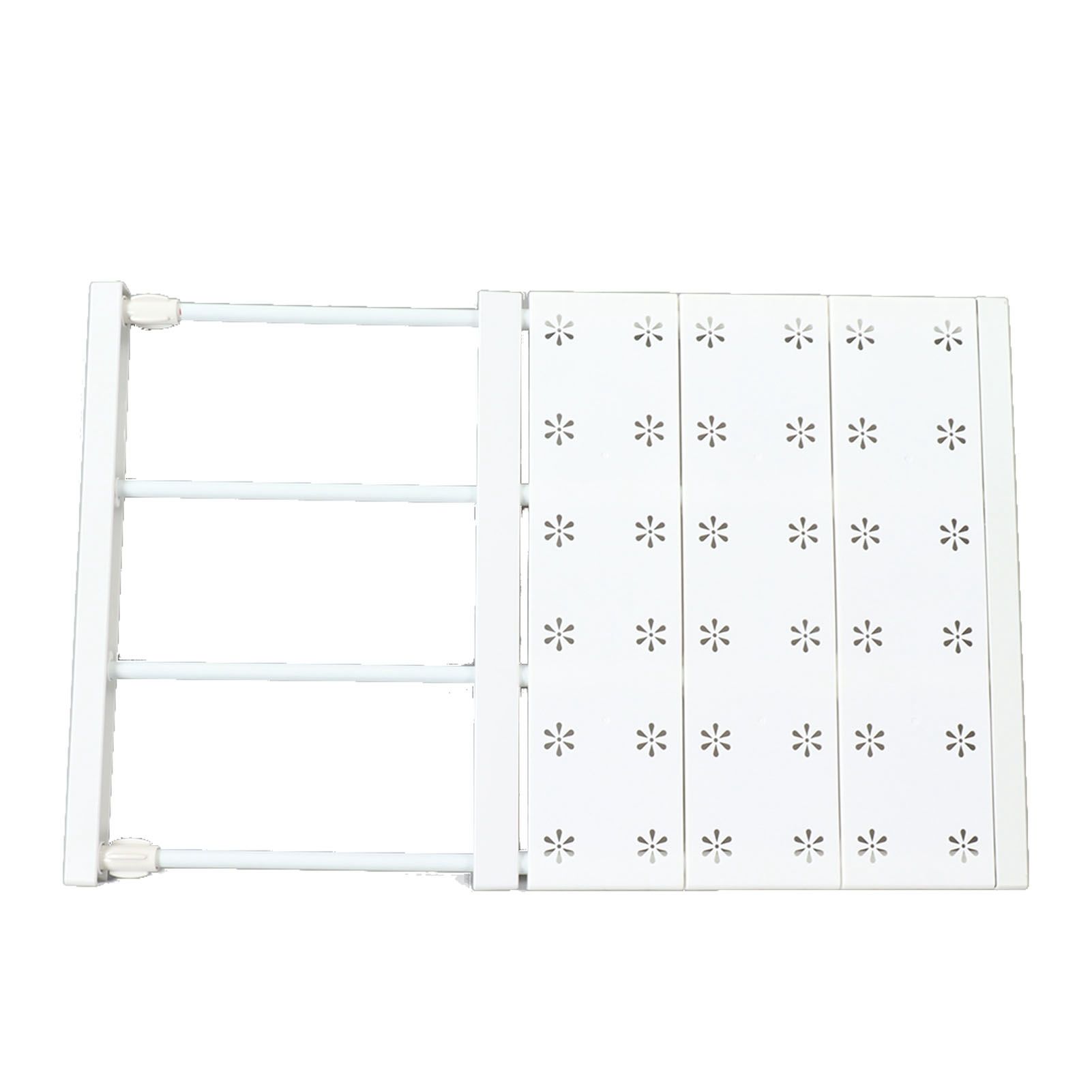 Tension Shelf Adjustable Space Saving Expandable Closet Organizer Dividers for Shoe Cabinet Closet Length 38‑60cm/15.0‑23.6in - Image 4