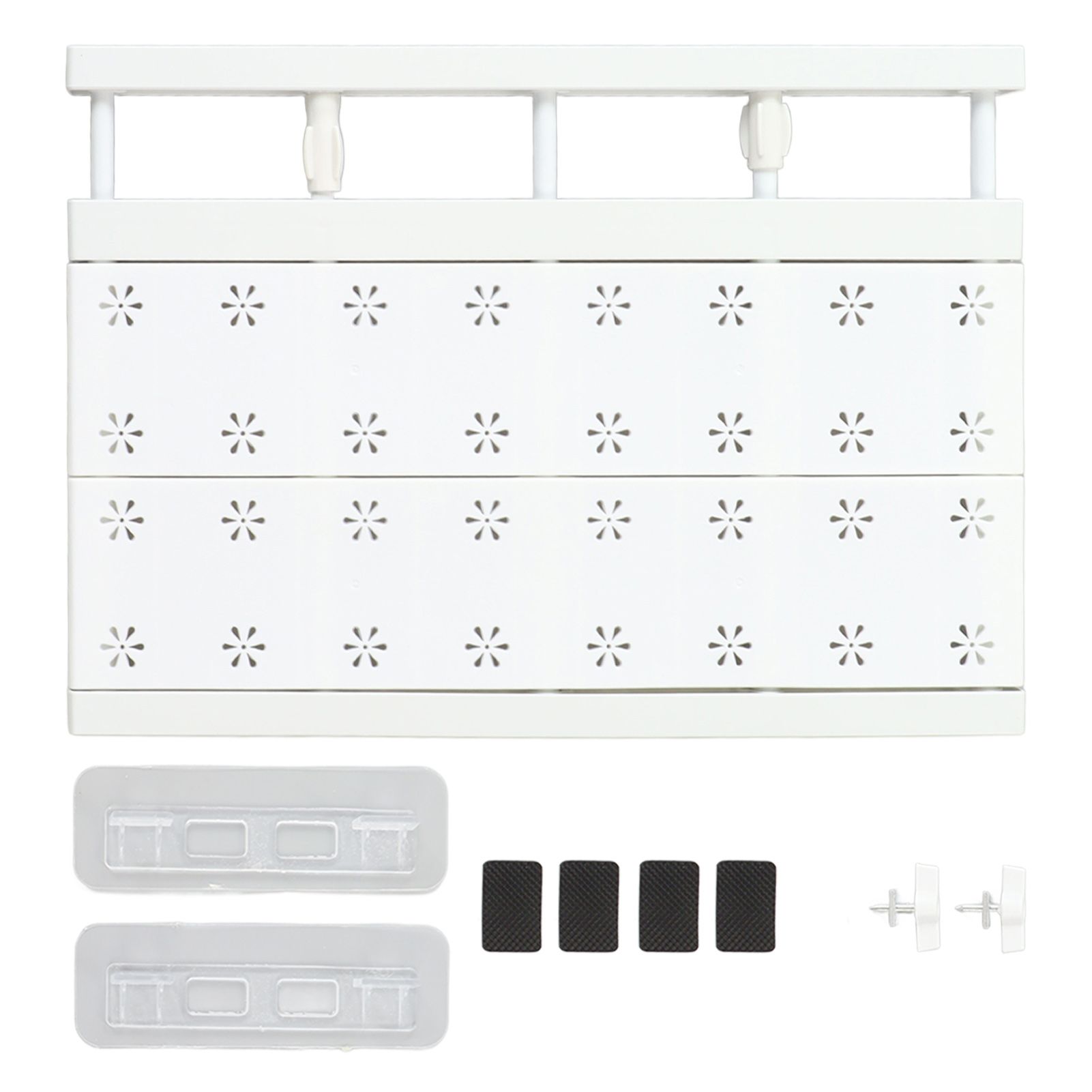 Expandable Closet Shelf Space Saving Punch Free Strong Bearing Capacity Wardrobe Clothes Dividers for Home 30‑40cm/11.8‑15.7in - Image 1