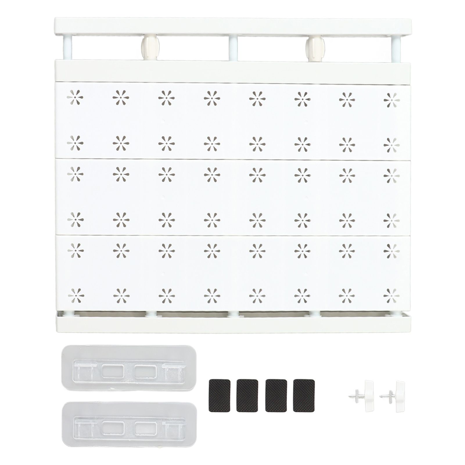 Expandable Closet Shelf Space Saving Punch Free Strong Bearing Capacity Wardrobe Clothes Dividers for Home 38-60cm/15.0-23.6in - Image 1