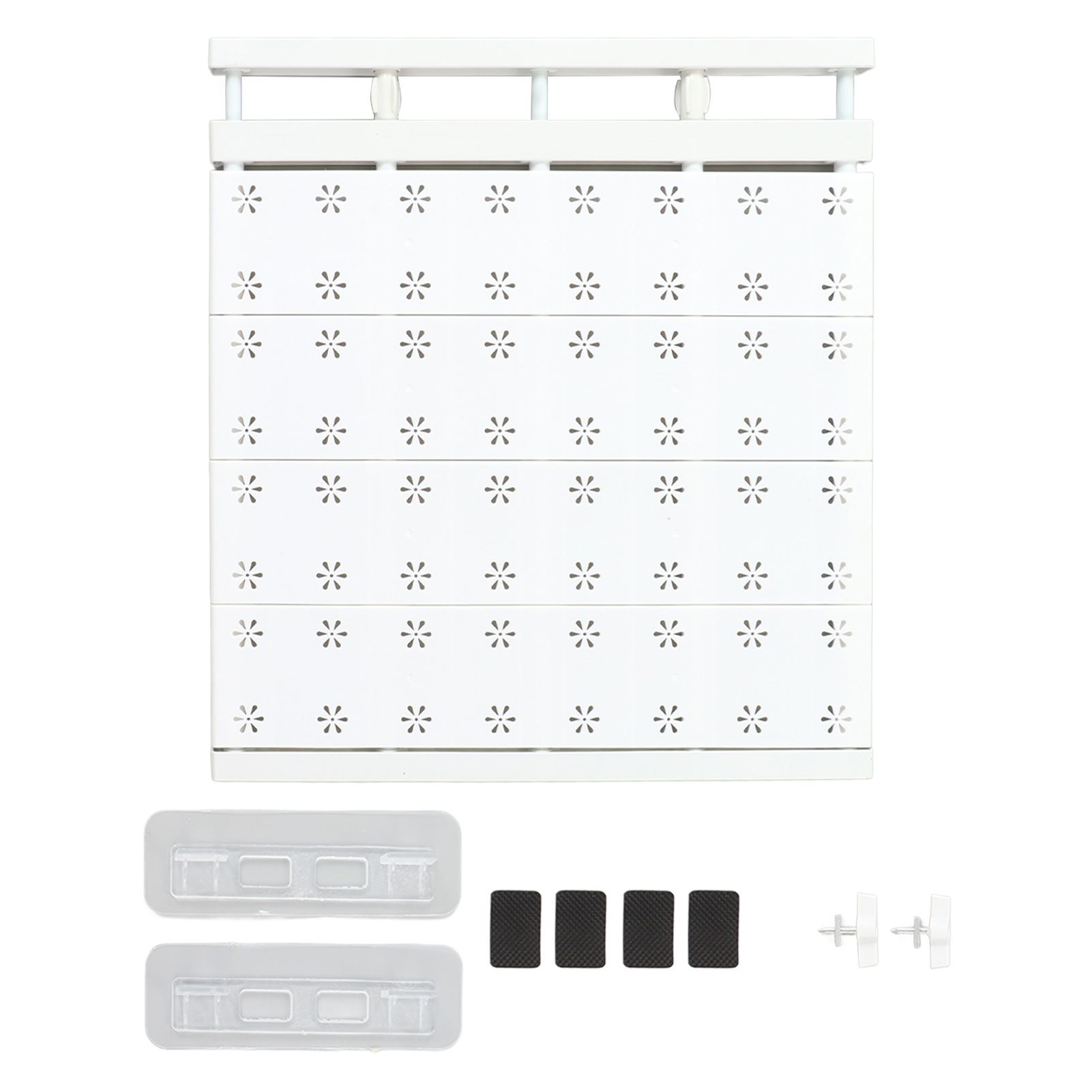 Expandable Closet Shelf Space Saving Punch Free Strong Bearing Capacity Wardrobe Clothes Dividers for Home 48‑80cm/18.9‑31.5in - Image 1