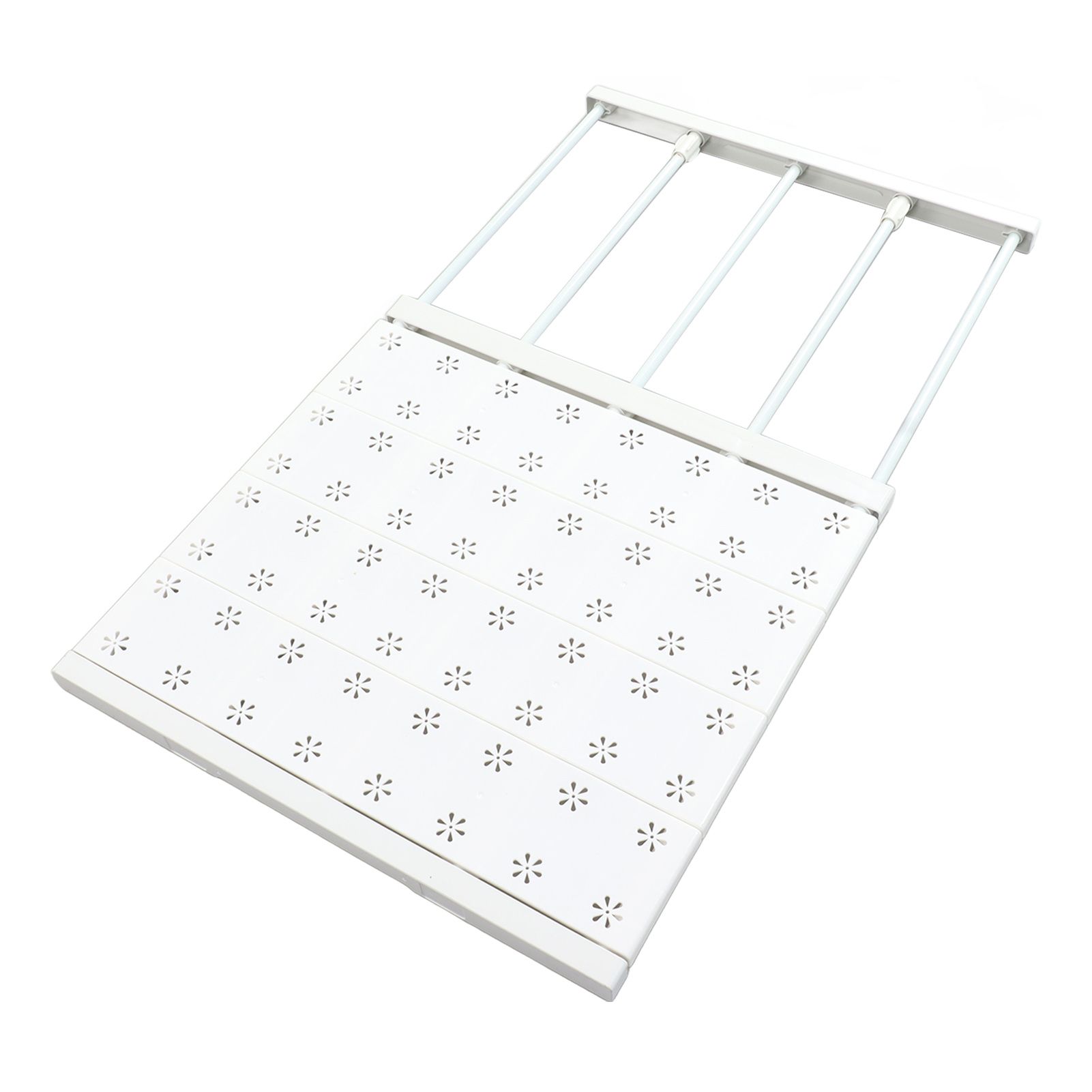 Expandable Closet Shelf Space Saving Punch Free Strong Bearing Capacity Wardrobe Clothes Dividers for Home 48‑80cm/18.9‑31.5in - Image 4