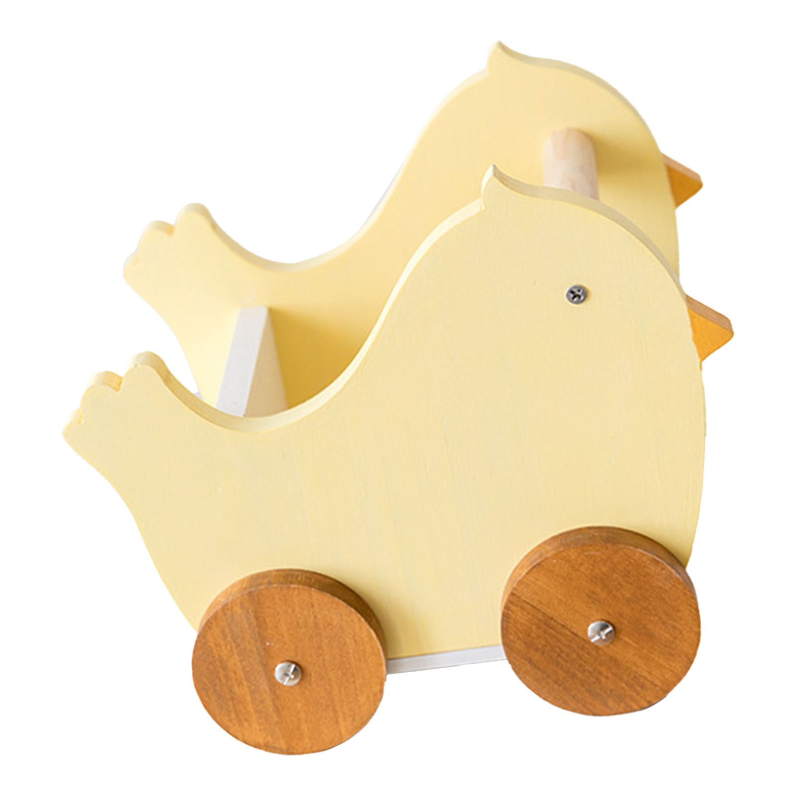 Wood Desk Organizer Cute Cartoon Desktop Handbook Stickers Organizer for Study Children's Room Office Dormitory Chick - Image 3