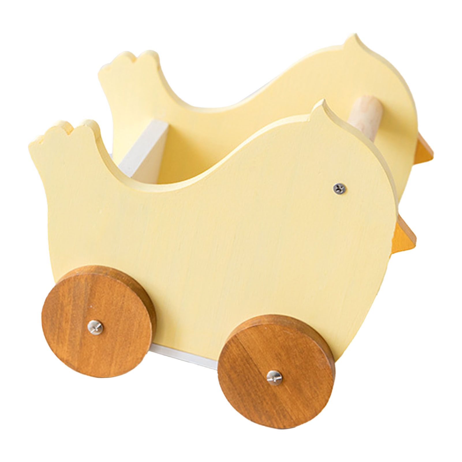 Wood Desk Organizer Cute Cartoon Desktop Handbook Stickers Organizer for Study Children's Room Office Dormitory Chick - Image 4