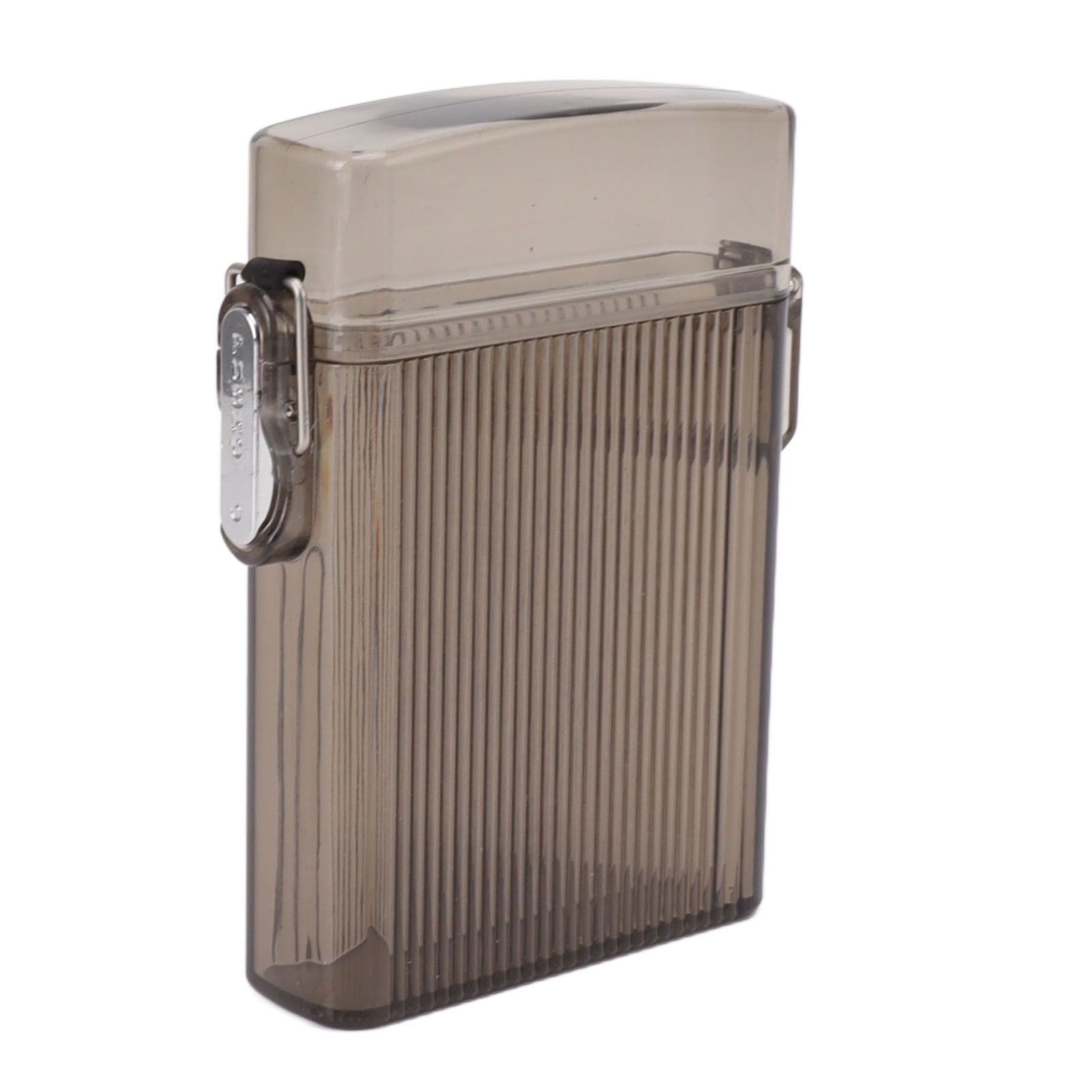 Cigarette Case Waterproof Plastic Cigar Holder Box Large Capacity for Carrying Storage Black - Image 5