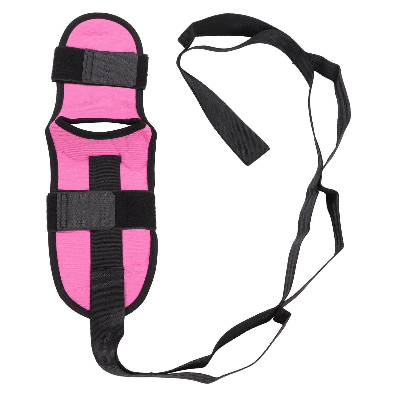 Leg Stretching Strap Muscle Relaxing High Elasticity Improve Flexibility Rehabilitation Foot Stretch Strap Rose Red - Image 7