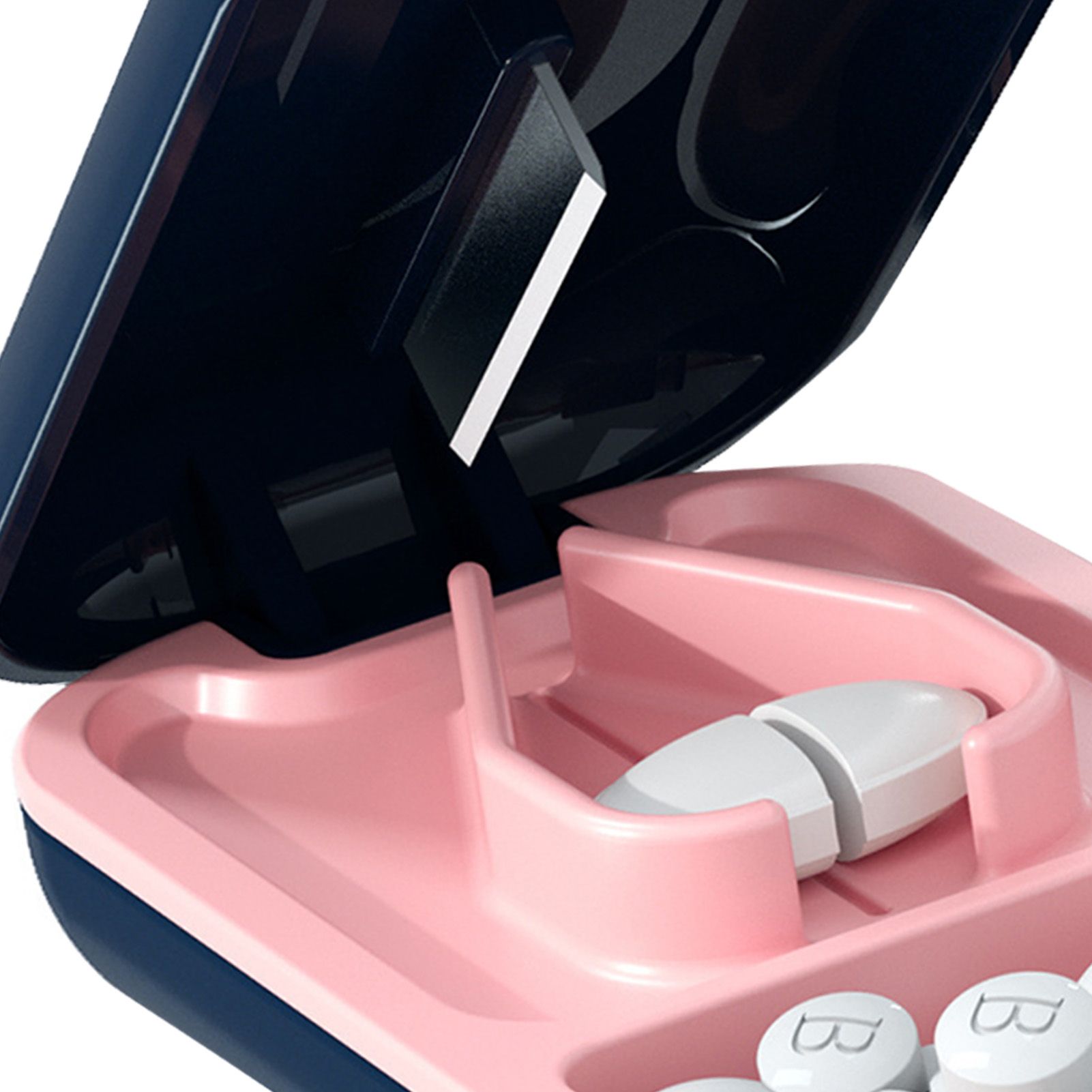 Portable Tablet Cutter Box Medicine Cutting Dispenser Household Medicines Supplement Case - Image 6