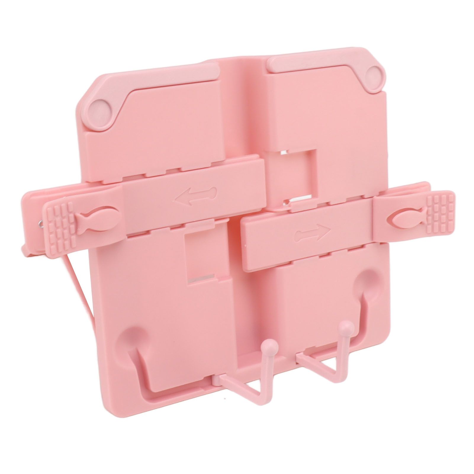 Reading Rack Foldable Portable Round Edges ABS Scratch Resistant Book Stand Holder for School Library Pink - Image 7