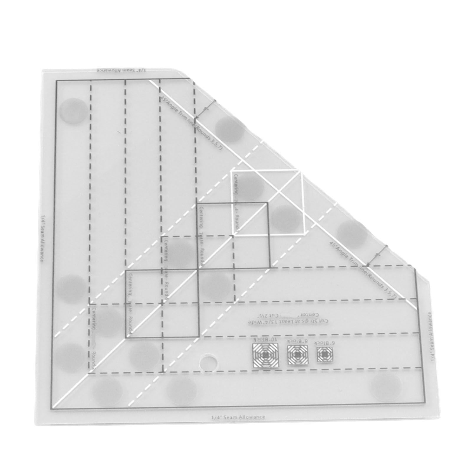 Grids Quilt Ruler Professional Acrylic Precise Scale Household Sewing Ruler for DIY Sewing Accessories - Image 5