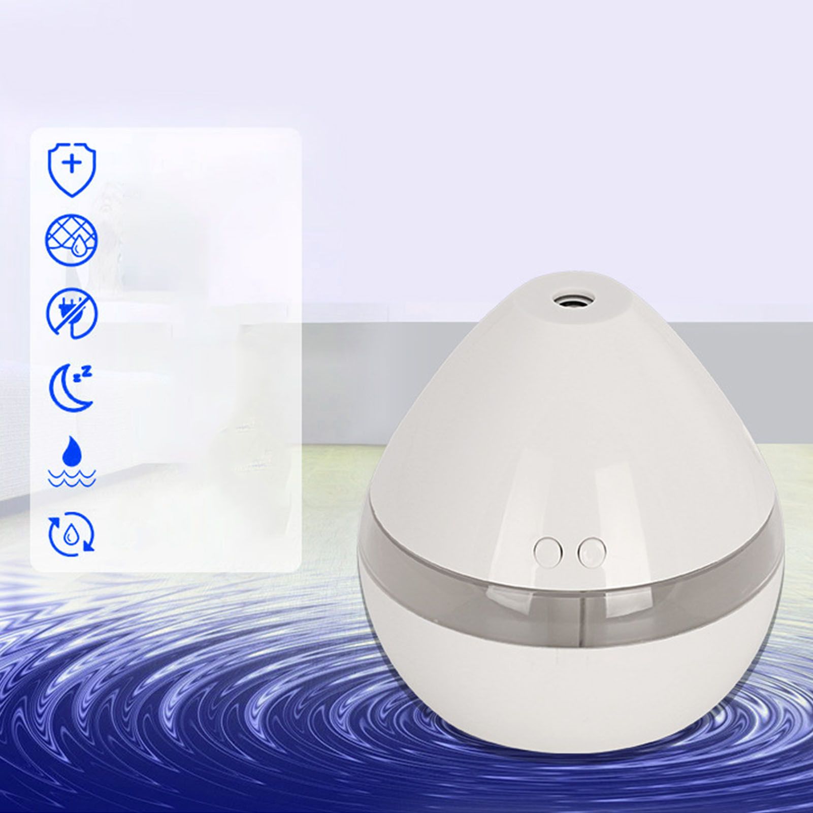 Humidifier Aroma Diffuser USB Auto Shutdown Low Noise Home Decoration for Room Office - Image 5