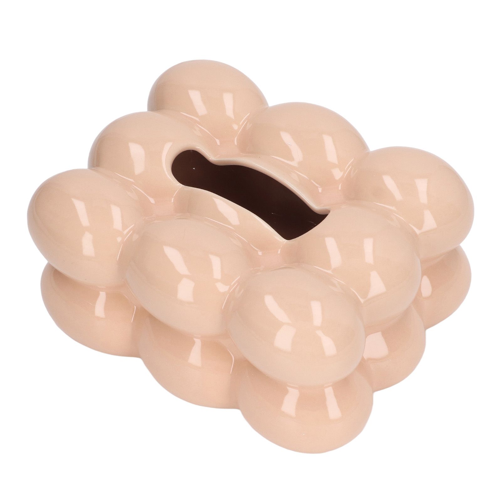 Electroplated Ceramic Tissue Box Case Holder Decorative Elegant Facial Tissue Napkin Dispenser Box Coffee Color - Image 5
