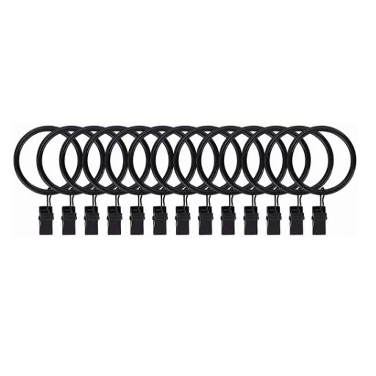 40 Pcs 38mm Clip On Curtain Rings Heavy Duty Strong Hanging Drapery Drapes Clip for Hotels Restaurants Bars - Image 2