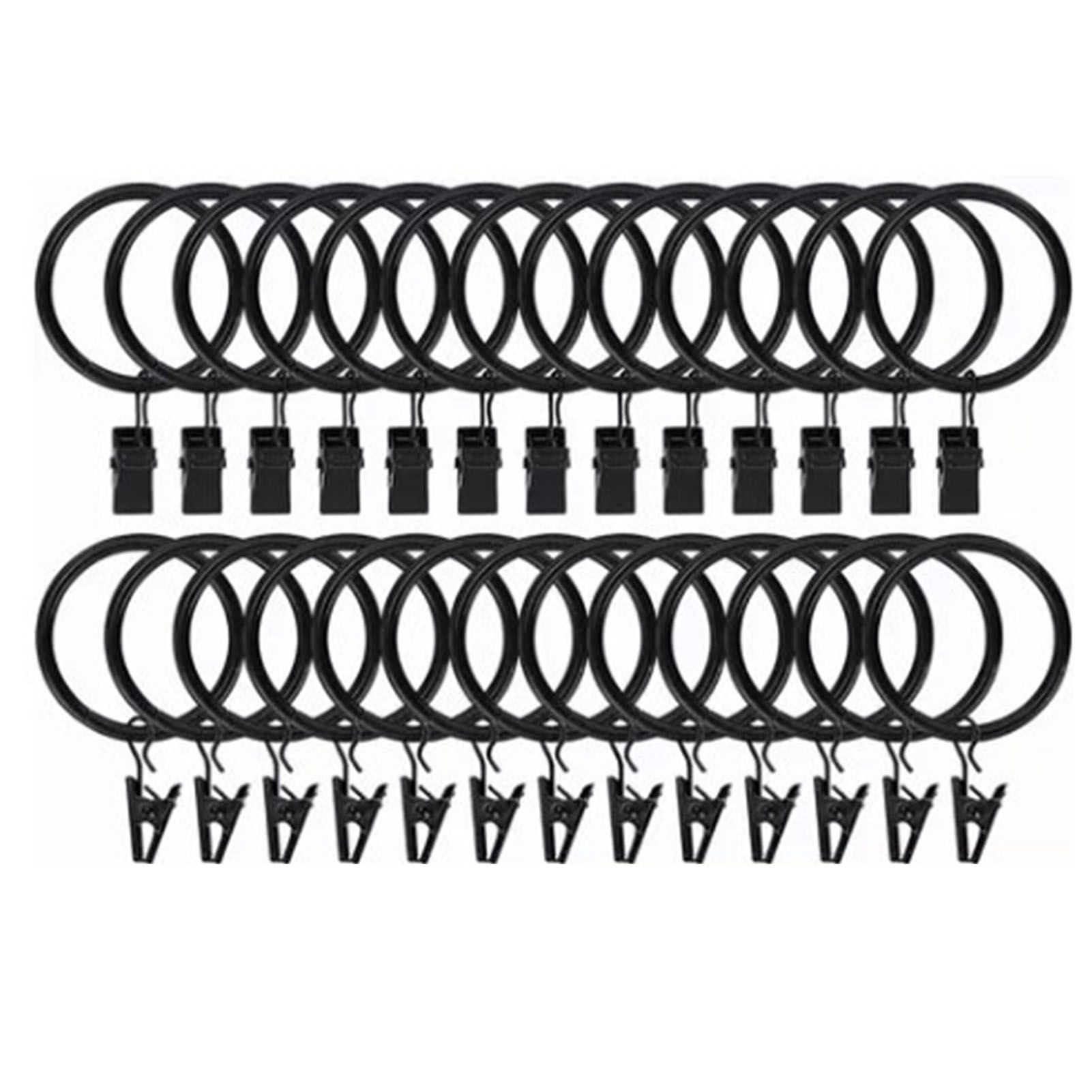 40 Pcs 38mm Clip On Curtain Rings Heavy Duty Strong Hanging Drapery Drapes Clip for Hotels Restaurants Bars - Image 3