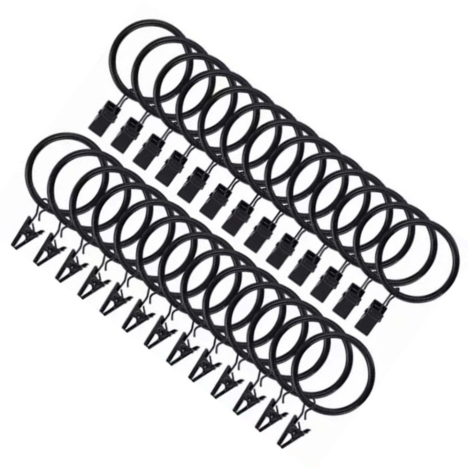 40 Pcs 38mm Clip On Curtain Rings Heavy Duty Strong Hanging Drapery Drapes Clip for Hotels Restaurants Bars - Image 7