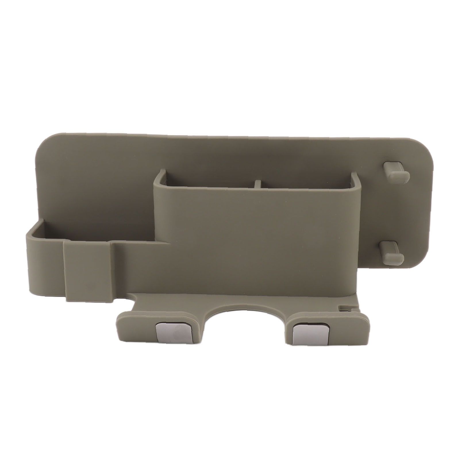 Wall Mounted Hair Dryer Holder Blow Dryer Holder Organizer Stand Bathroom Accessories Gray - Image 1