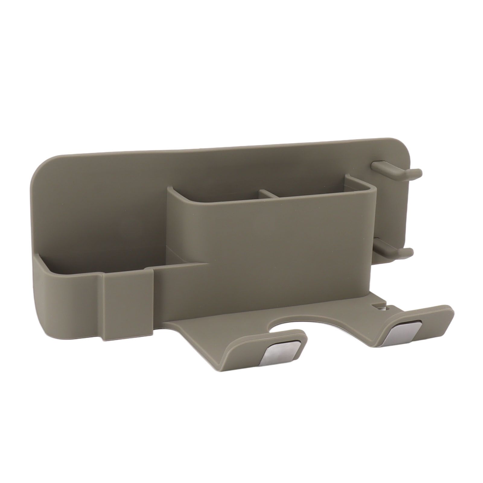 Wall Mounted Hair Dryer Holder Blow Dryer Holder Organizer Stand Bathroom Accessories Gray - Image 2