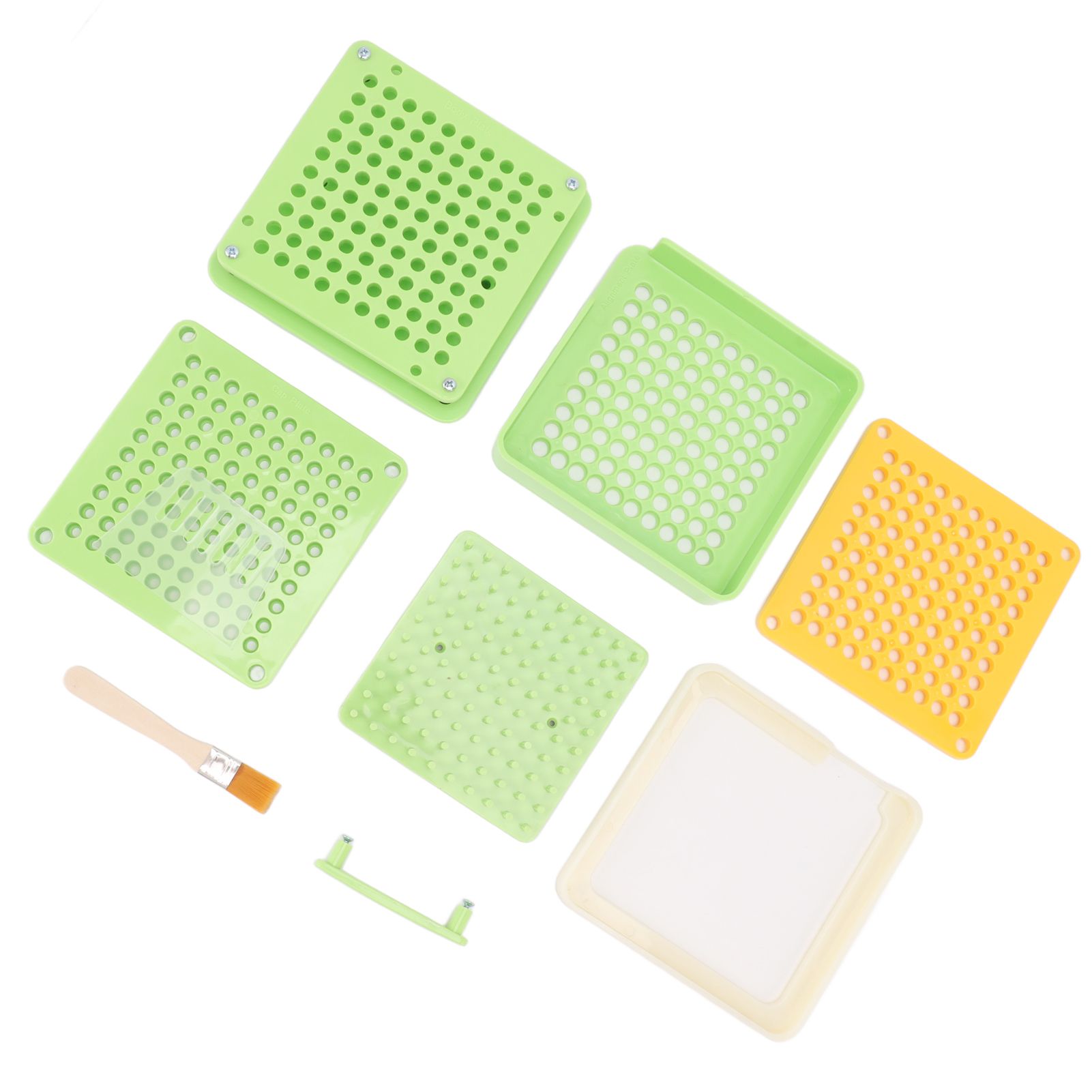 Medicine Capsule Filling Tray 100 Hole Capsule Filling Machine Capsule Filling Tool Manual Capsule Filler Light Green - Image 6