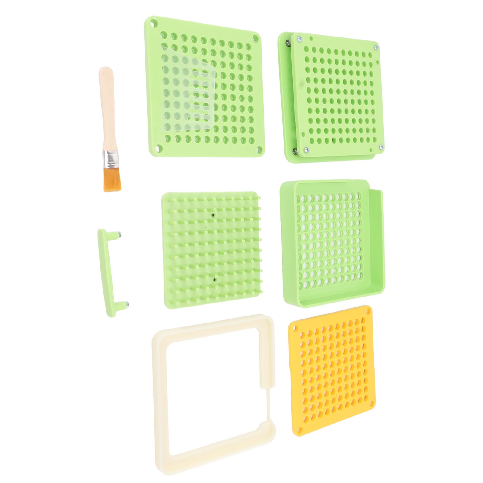 Medicine Capsule Filling Tray 100 Hole Capsule Filling Machine Capsule Filling Tool Manual Capsule Filler Light Green - Image 8
