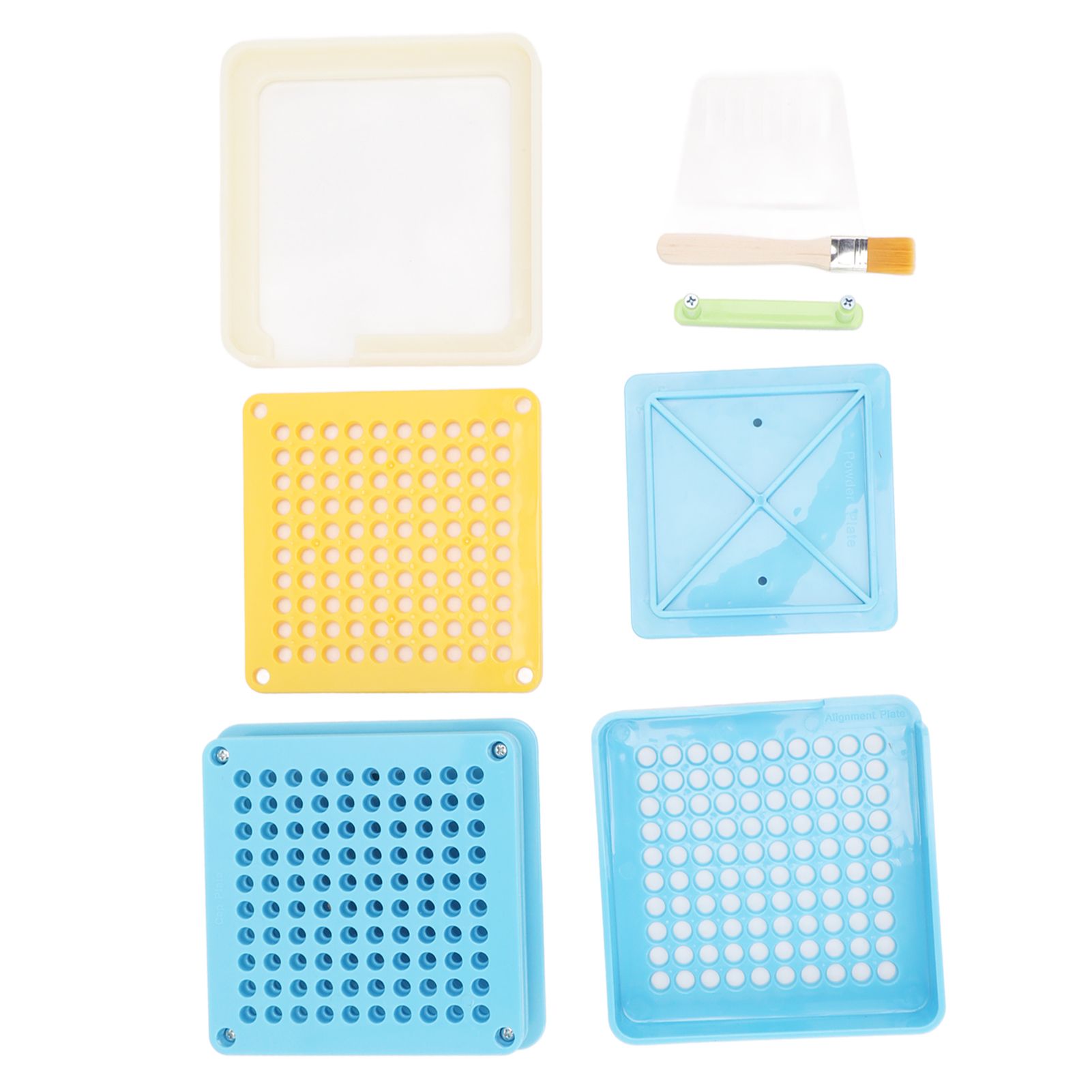 Medicine Capsule Filling Tray 100 Hole Capsule Filling Machine Capsule Filling Tool Manual Capsule Filler Blue - Image 6