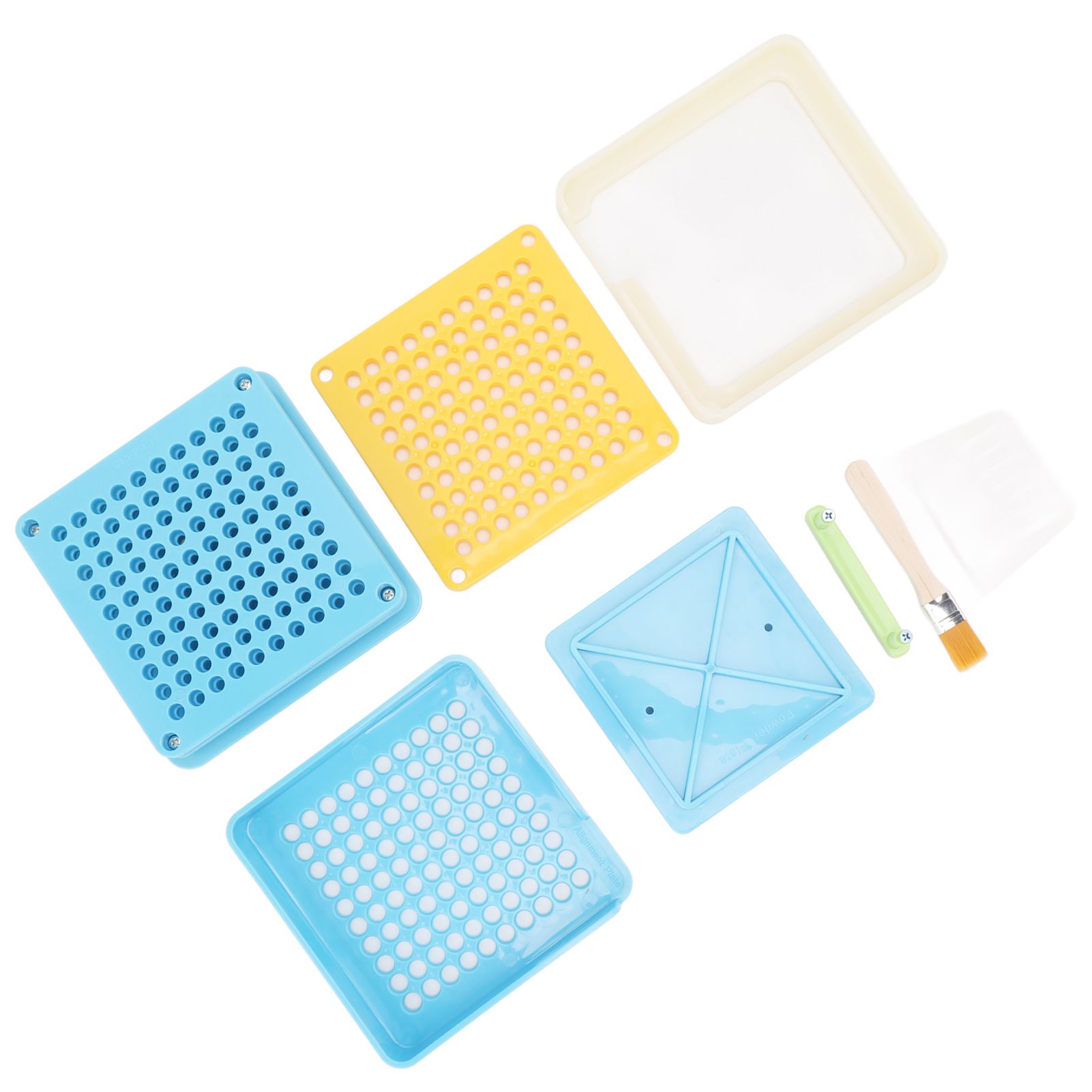 Medicine Capsule Filling Tray 100 Hole Capsule Filling Machine Capsule Filling Tool Manual Capsule Filler Blue - Image 8