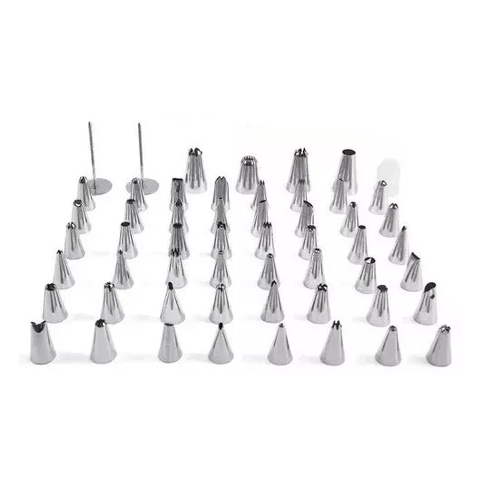 Piping Tips Stainless Steel Toxic Free Rust Proof Cake Decorating Nozzles for Home Baking - Image 1