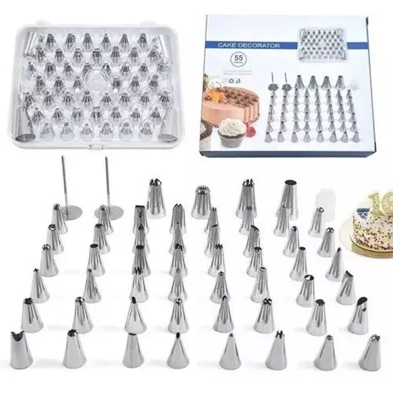 Piping Tips Stainless Steel Toxic Free Rust Proof Cake Decorating Nozzles for Home Baking - Image 7