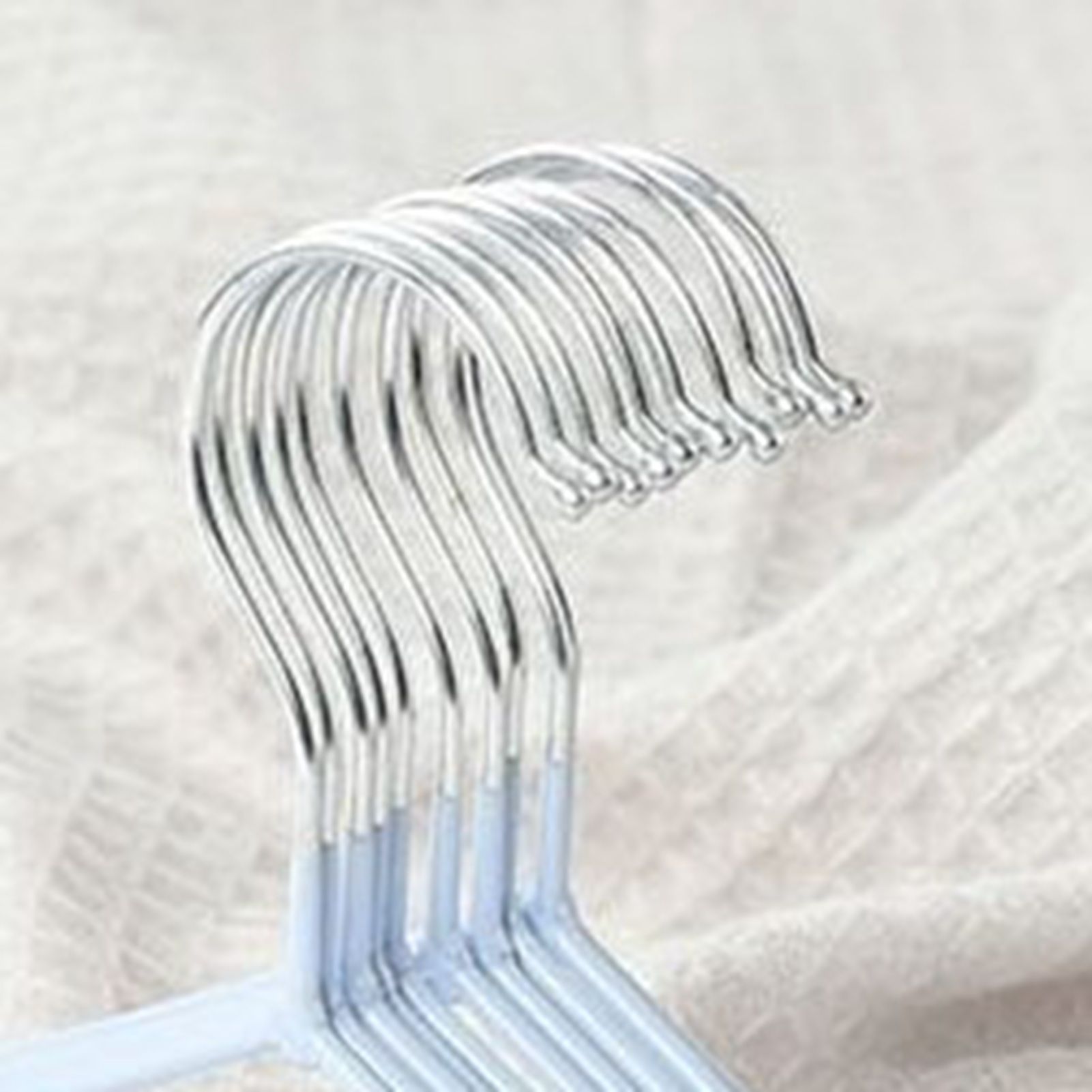 Clothes Hangers Prevent Slip Space Saving Heavy Duty Dry Wet Thick Clothes Hangers for Home Dormitory Blue - Image 8
