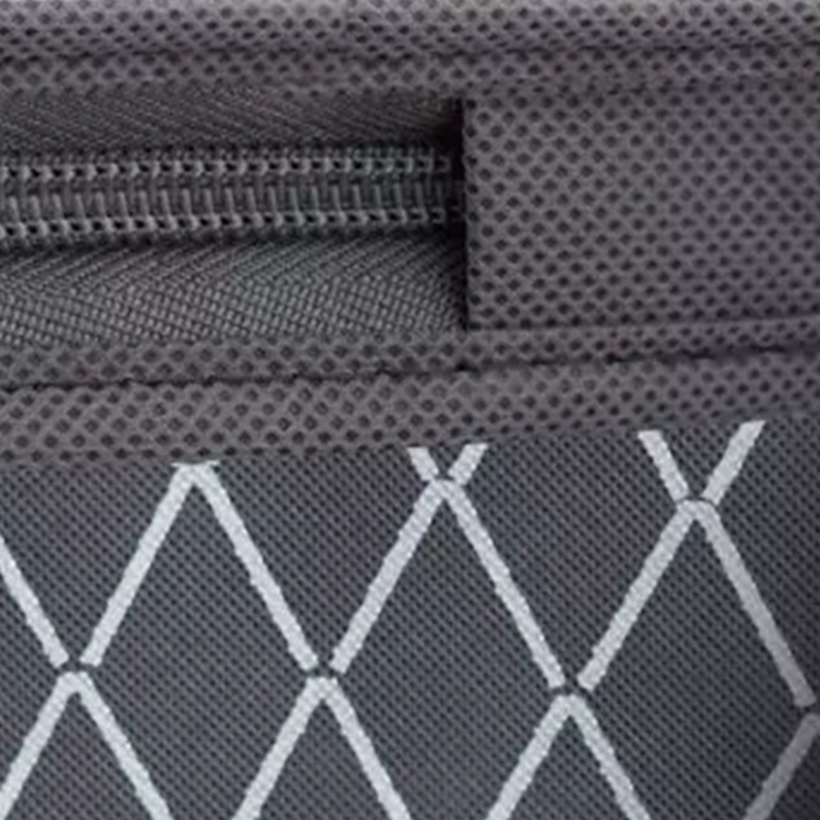 Underbed Storage Containers Adjustable Foldable Under Bed Shoe Storage Solution For Home Hotel Black - Image 2